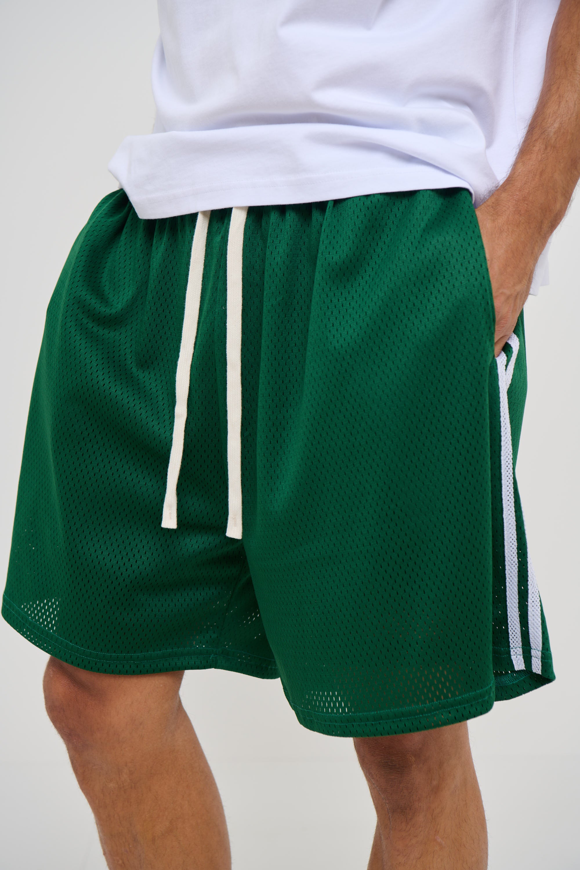 Julian Mesh Short Emerald