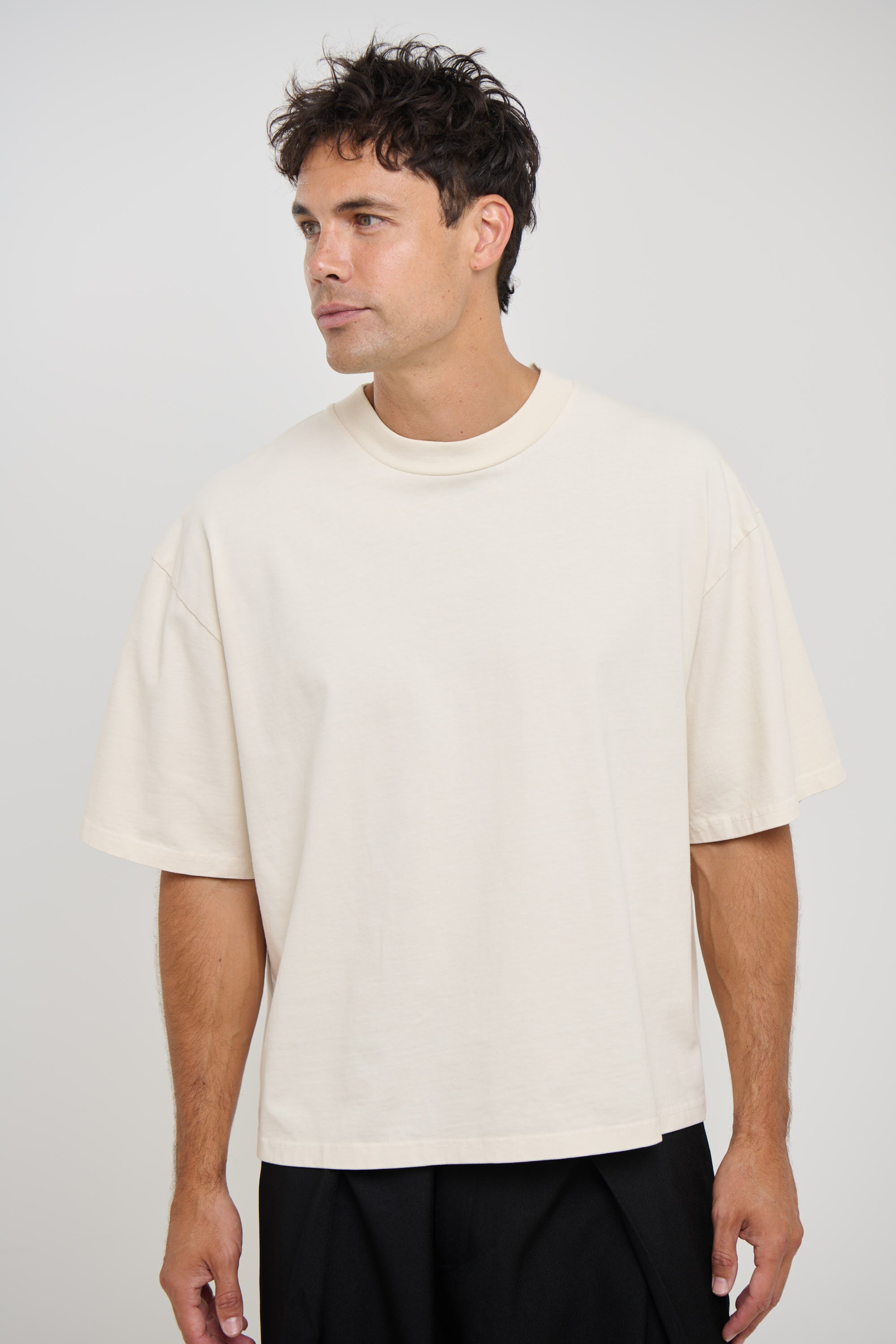 Emmett Box Tee Ivory