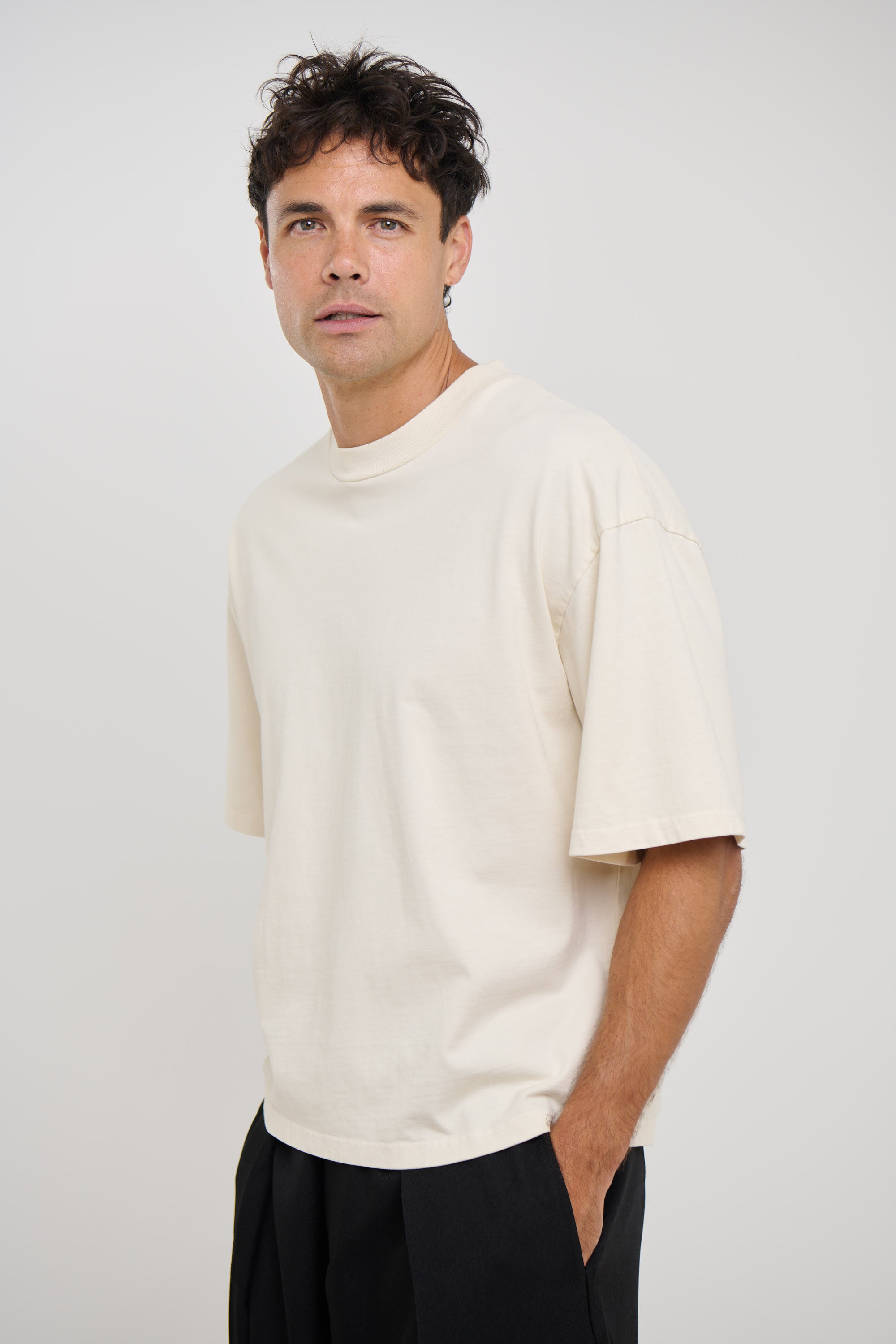 Emmett Box Tee Ivory
