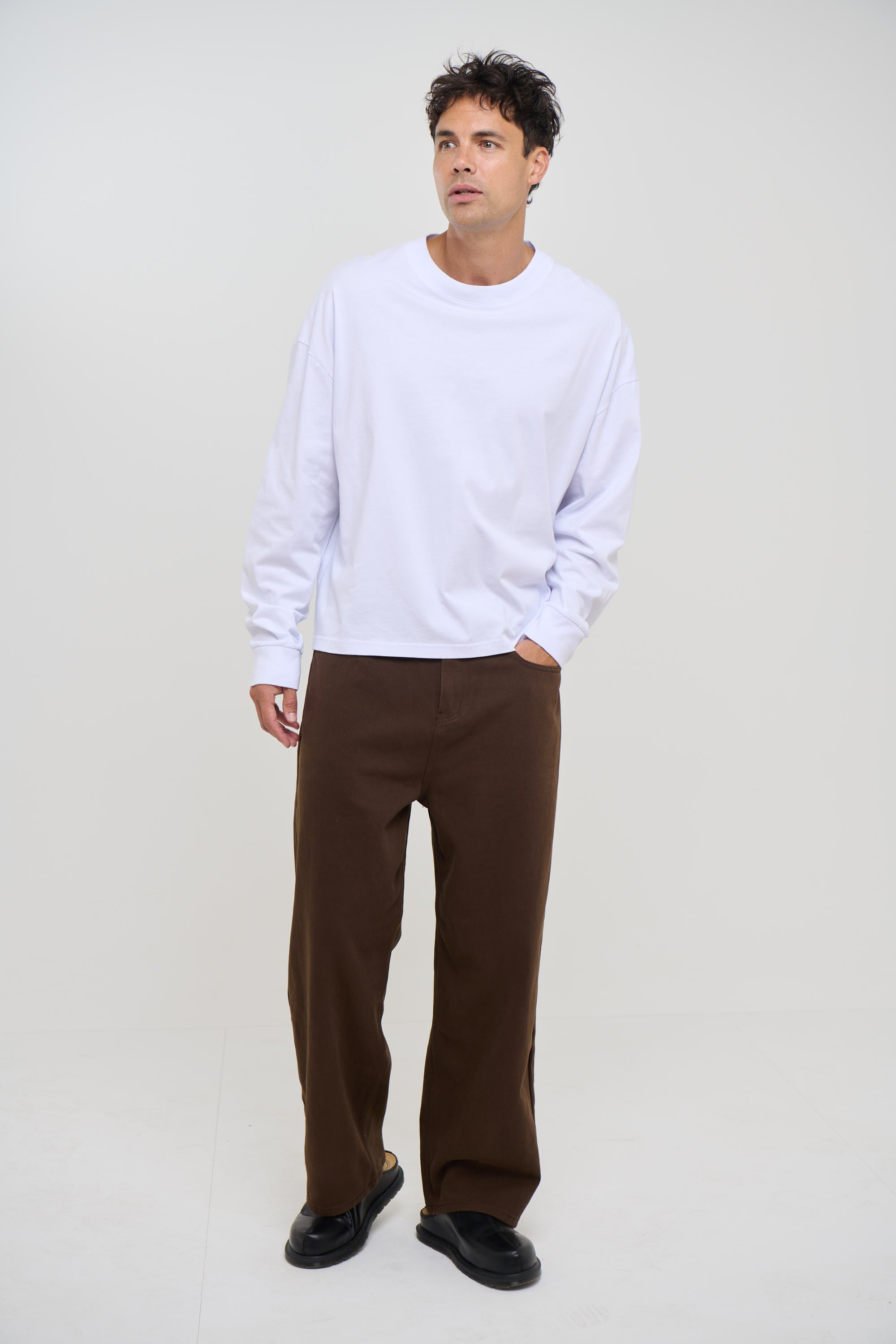 Newtown Baggy Denim Chocolate