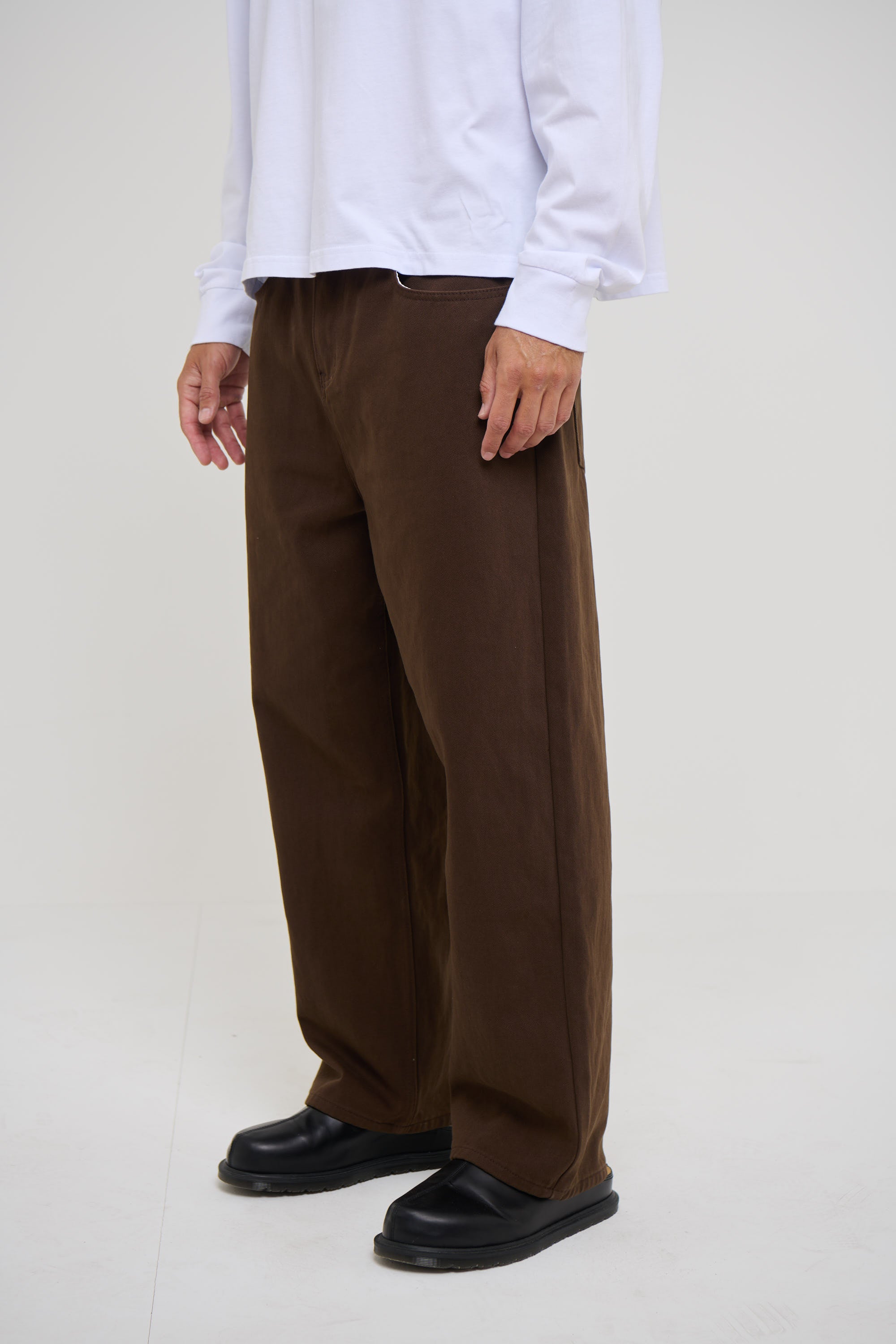 Newtown Baggy Denim Chocolate