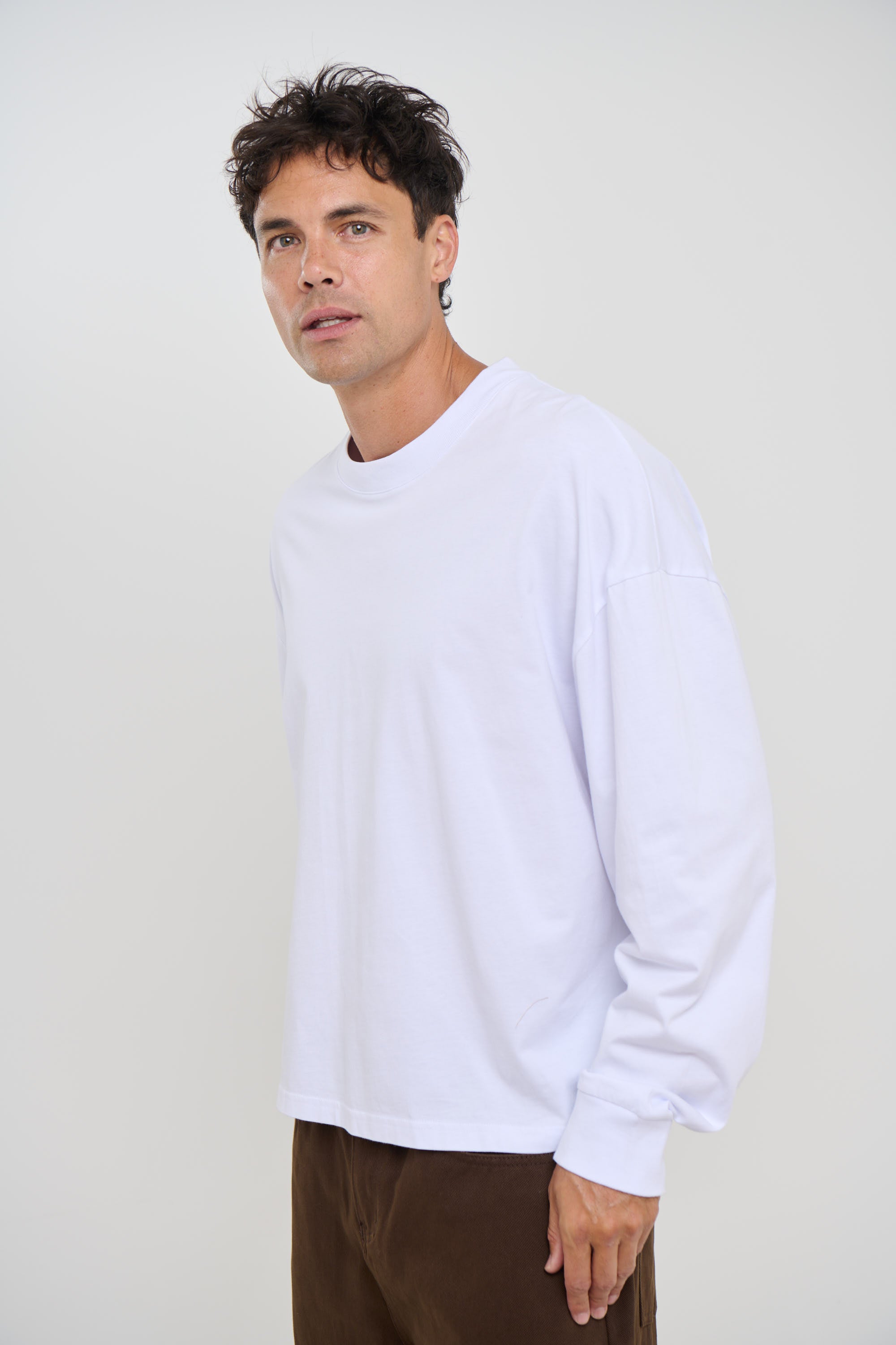 Cotton Long Sleeve White
