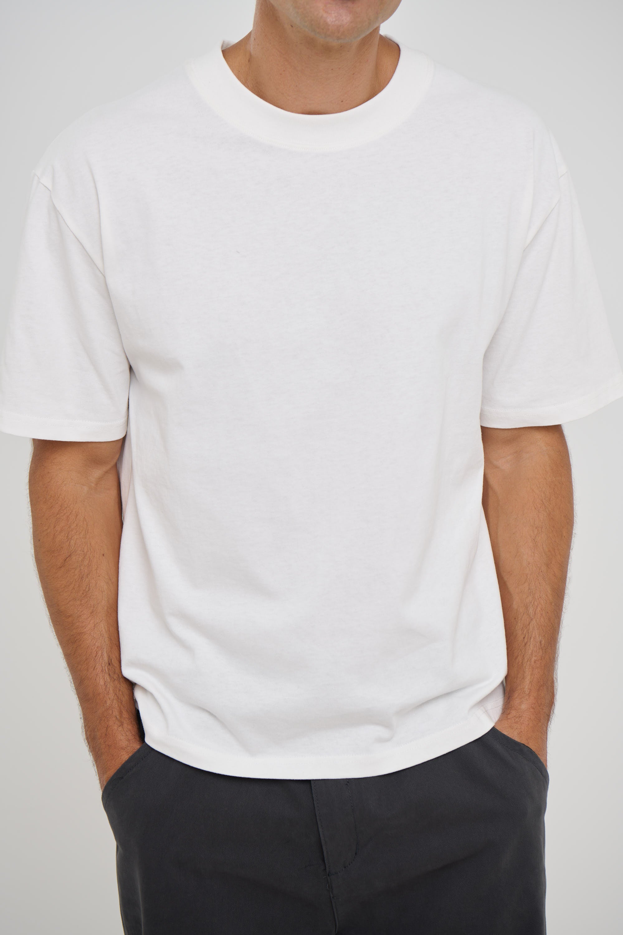 Roma Box Tee White