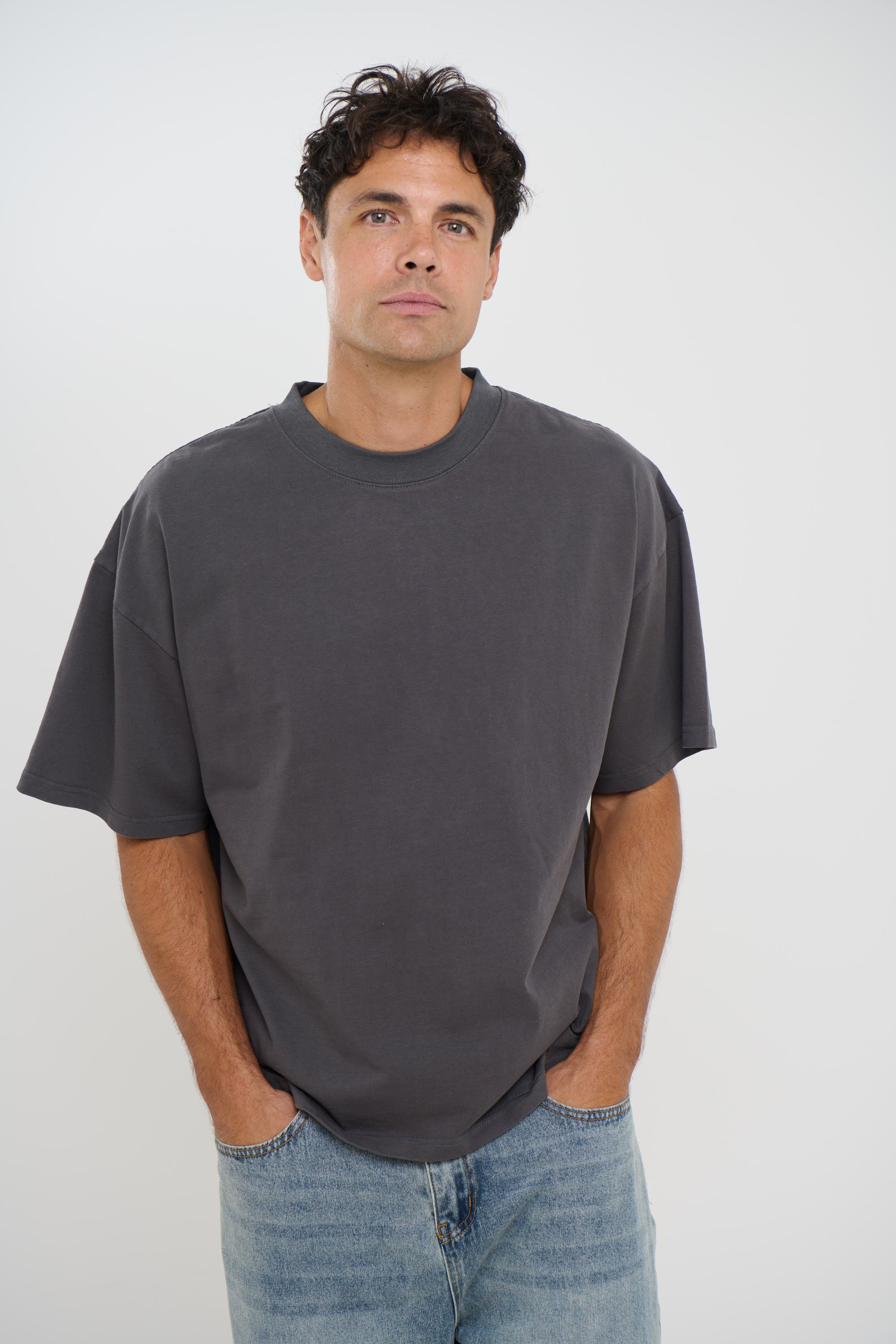 Charlie Crew Neck Wash Tee Acid