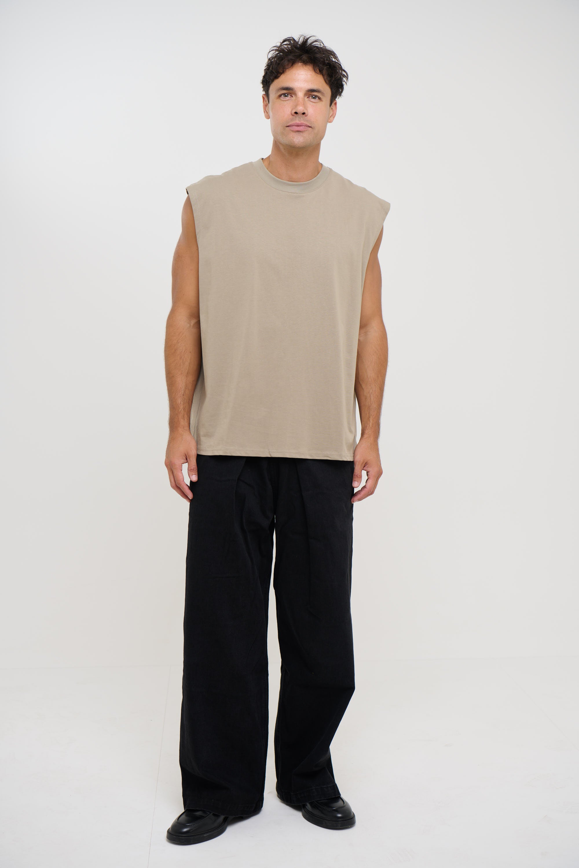 Rosco Crew Neck Tank Army