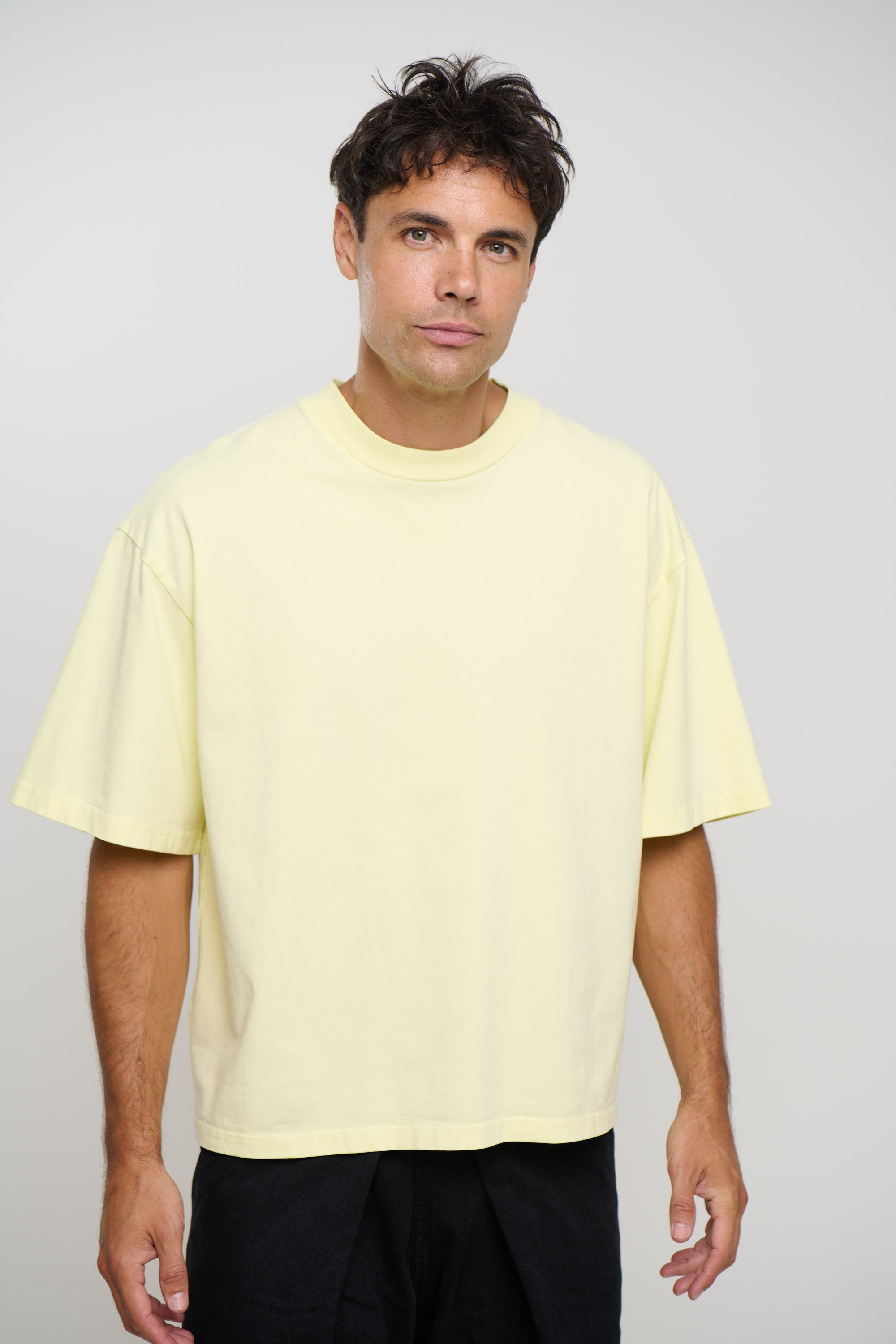 Emmett Box Tee Lemon