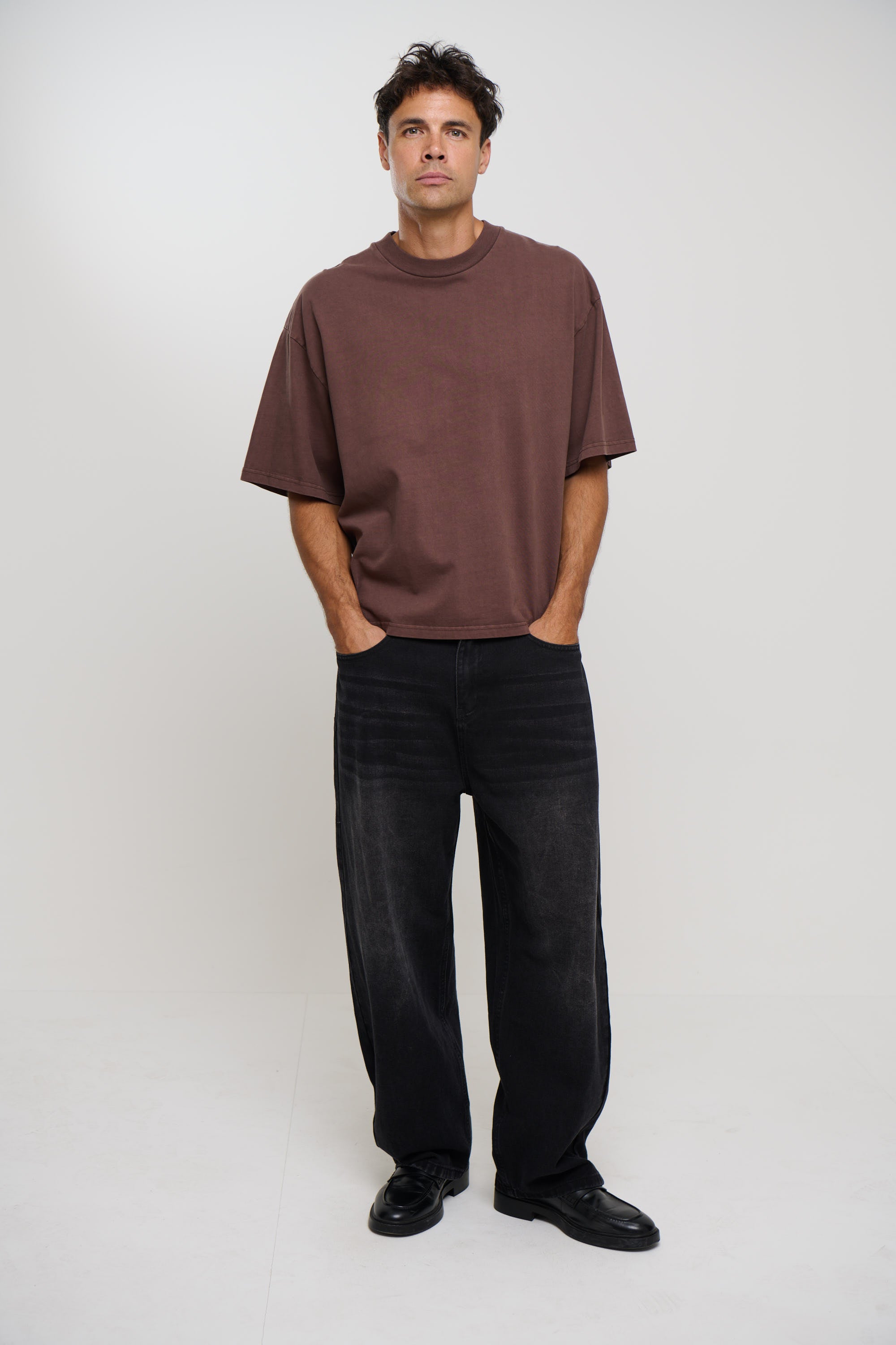 Emmett Box Tee Chocolate