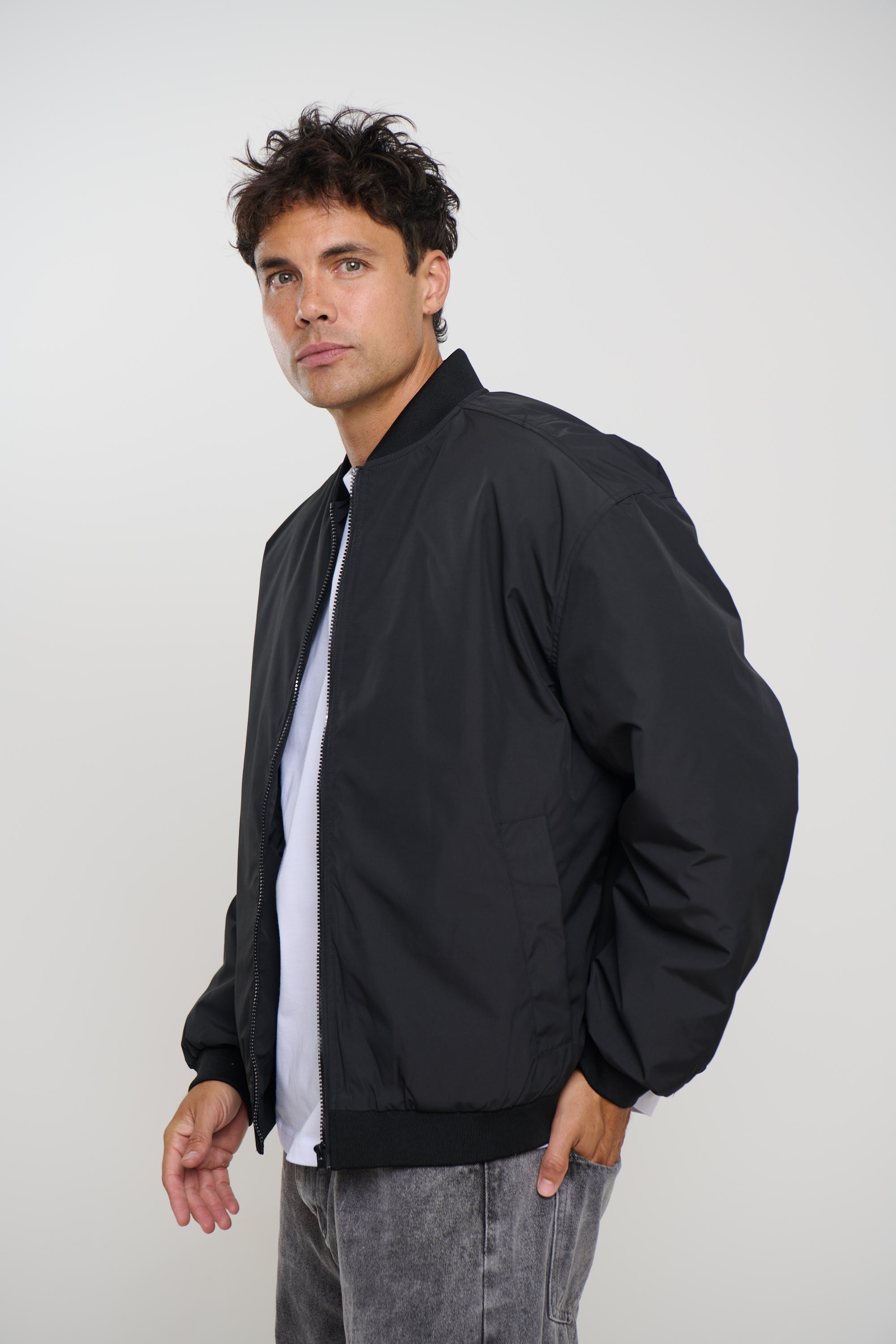 Kane Bomber Jacket Black