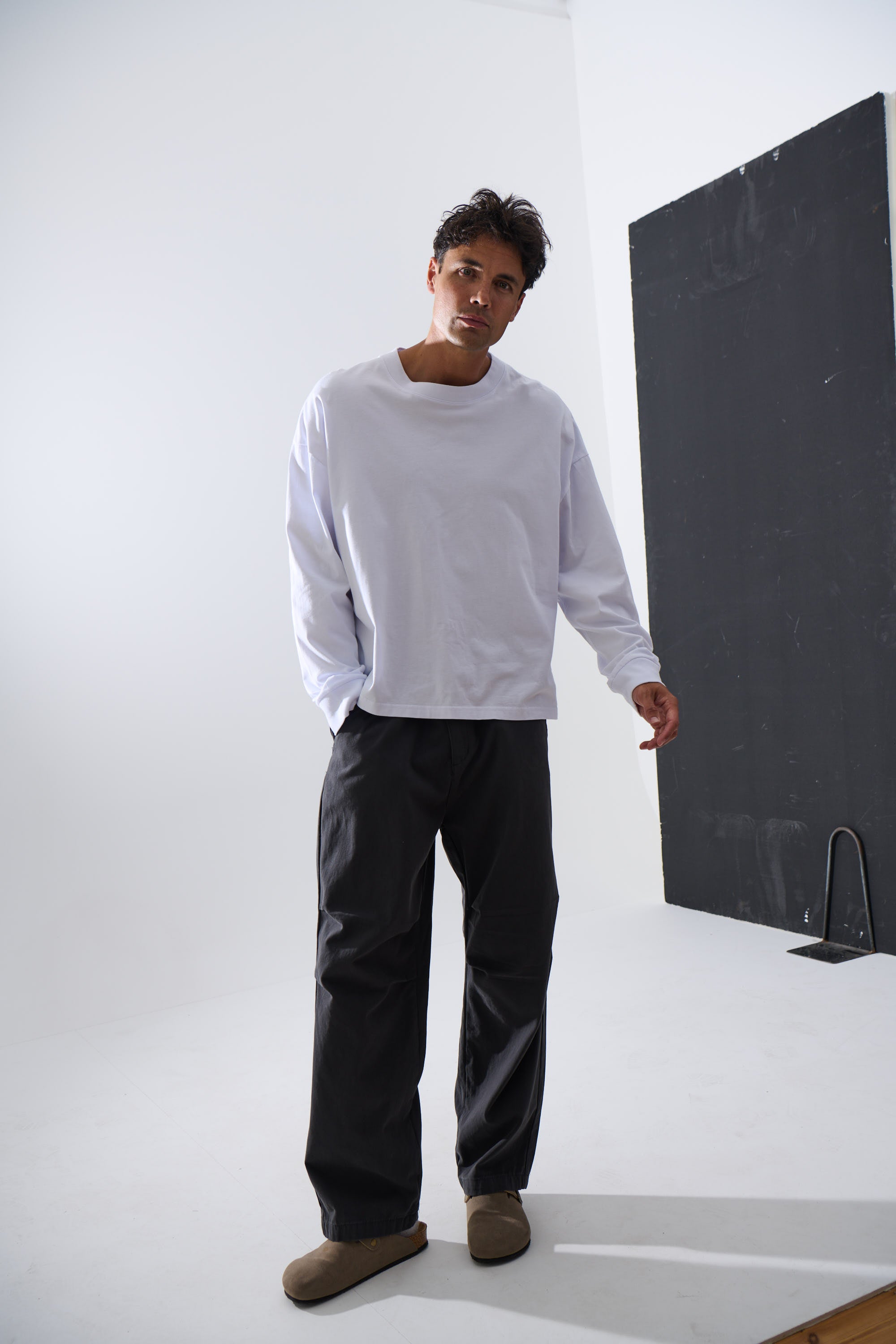 Cotton Long Sleeve White