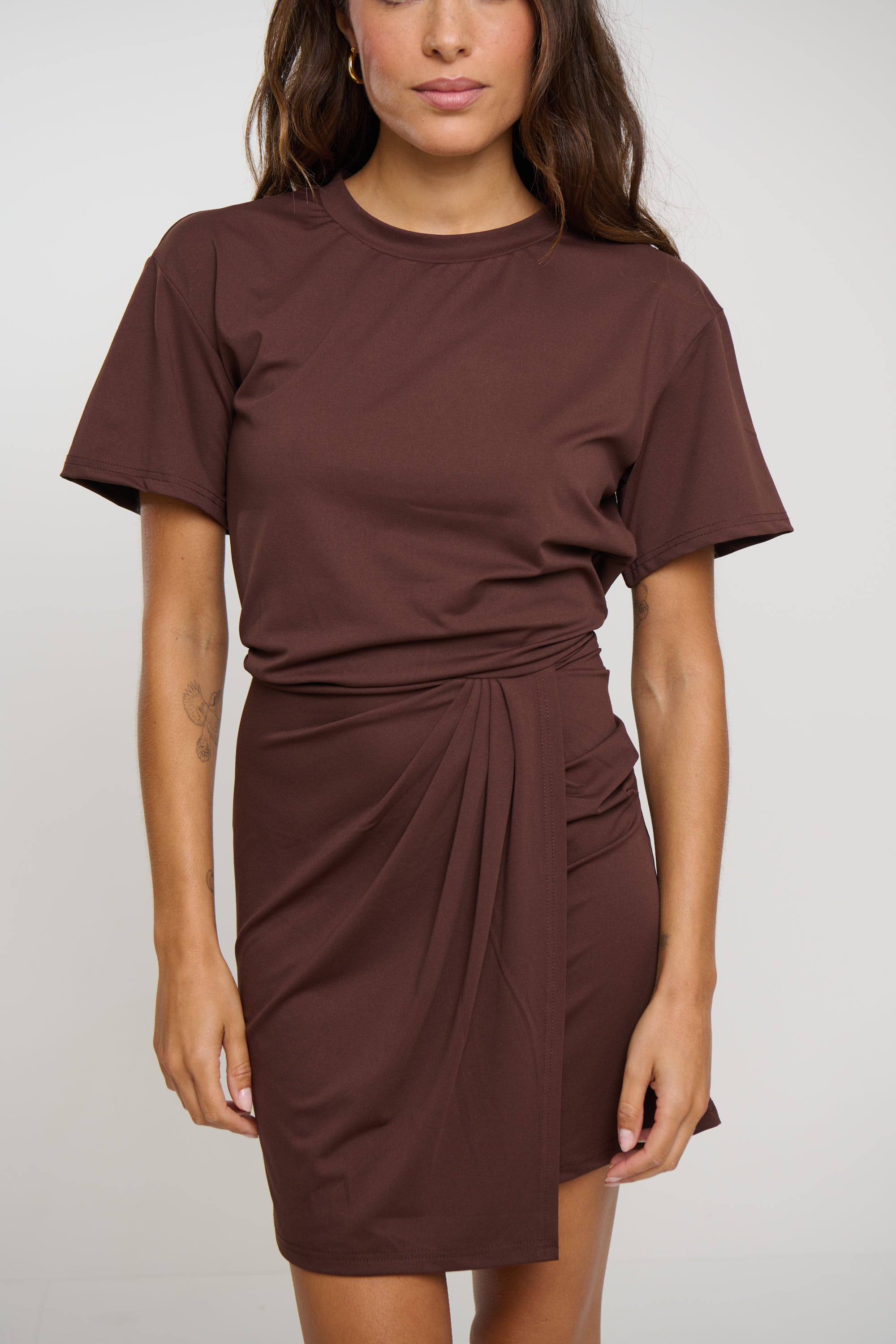 Jodie Mini Dress Chocolate