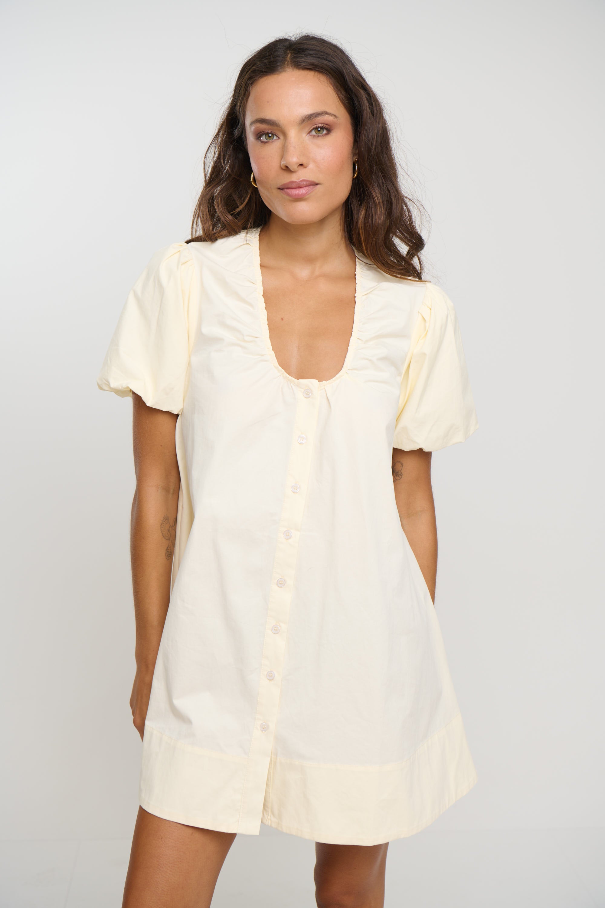 Oaks Mini Dress Butter