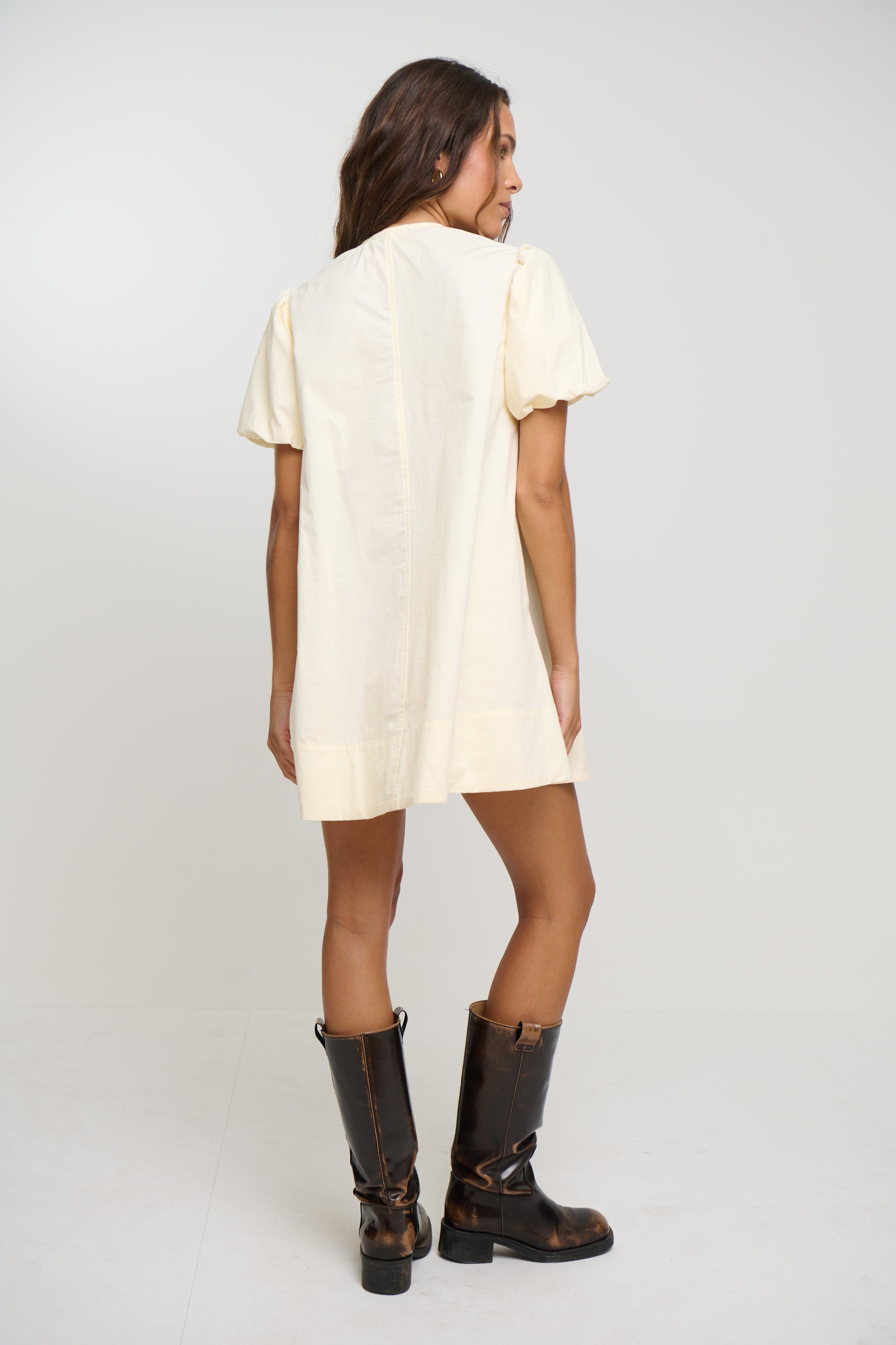 Oaks Mini Dress Butter