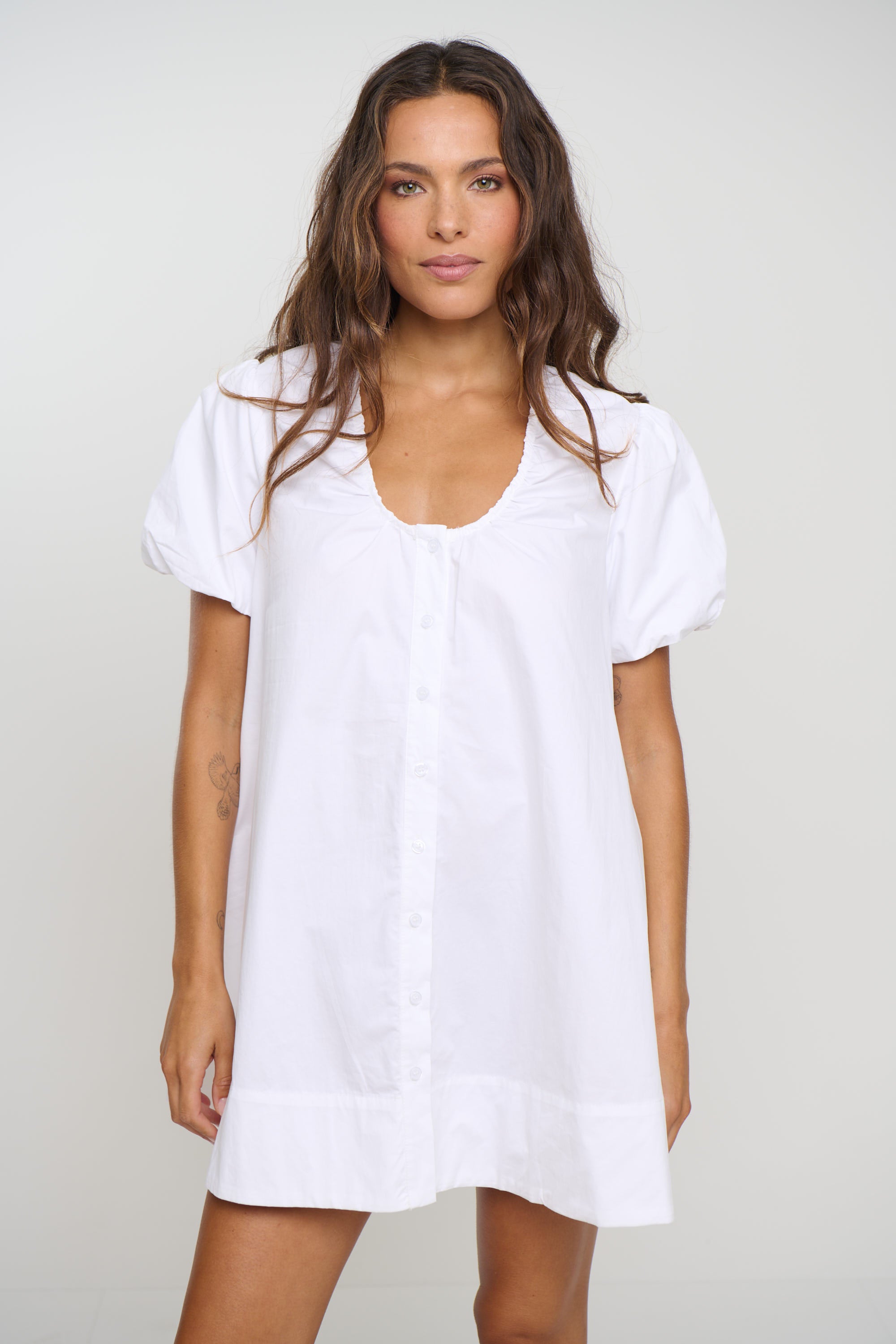 Oaks Mini Dress White