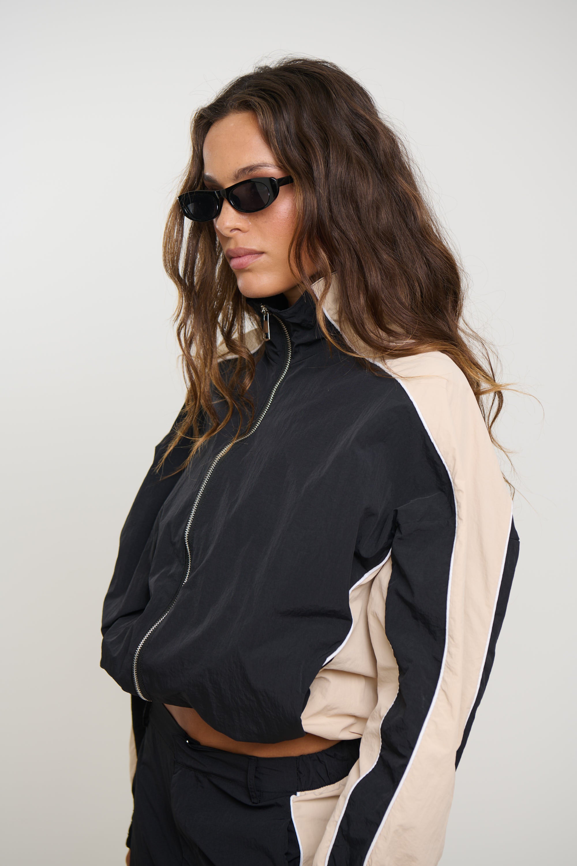 Cleo Windbreaker Black