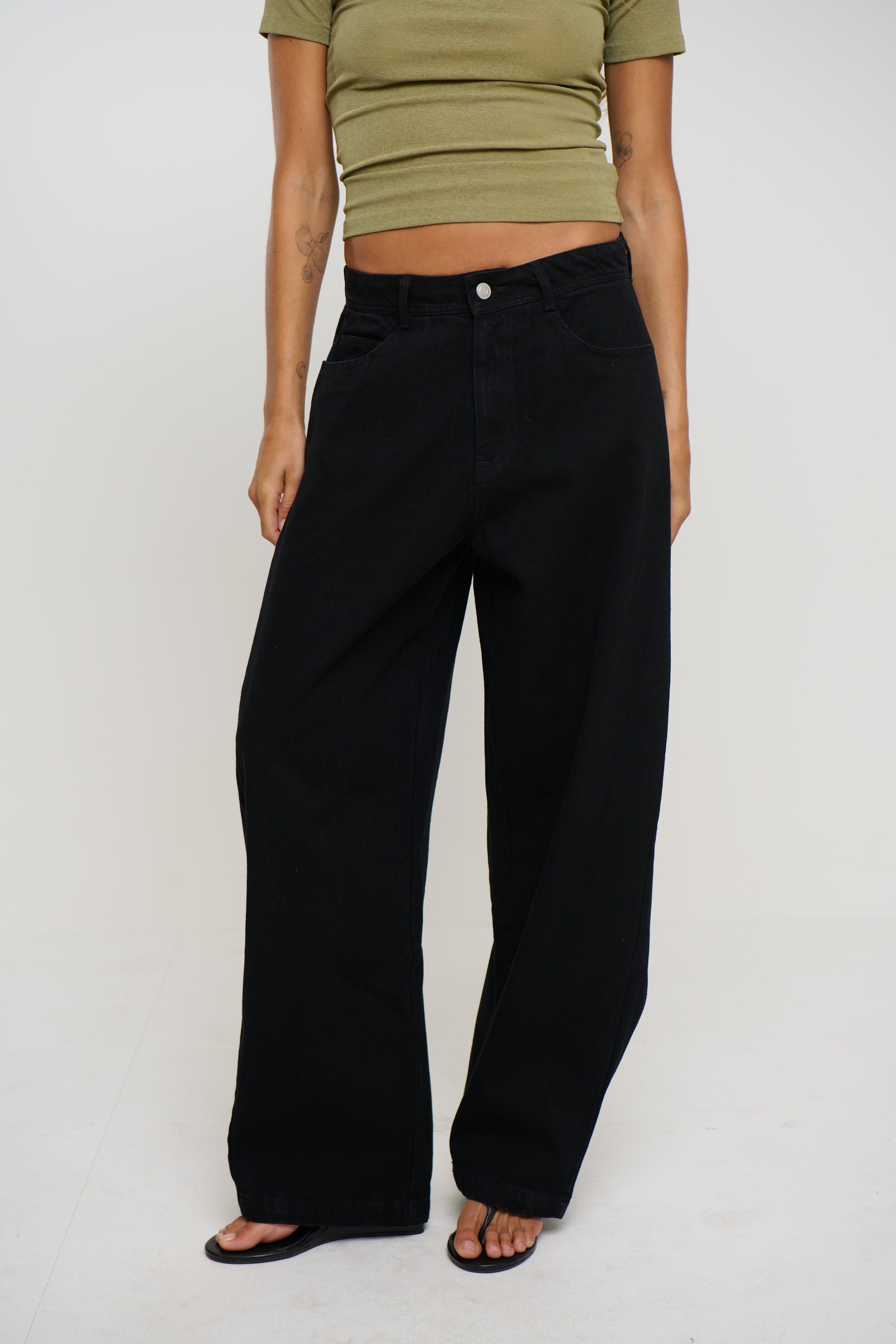 Palmer Jean Washed Black