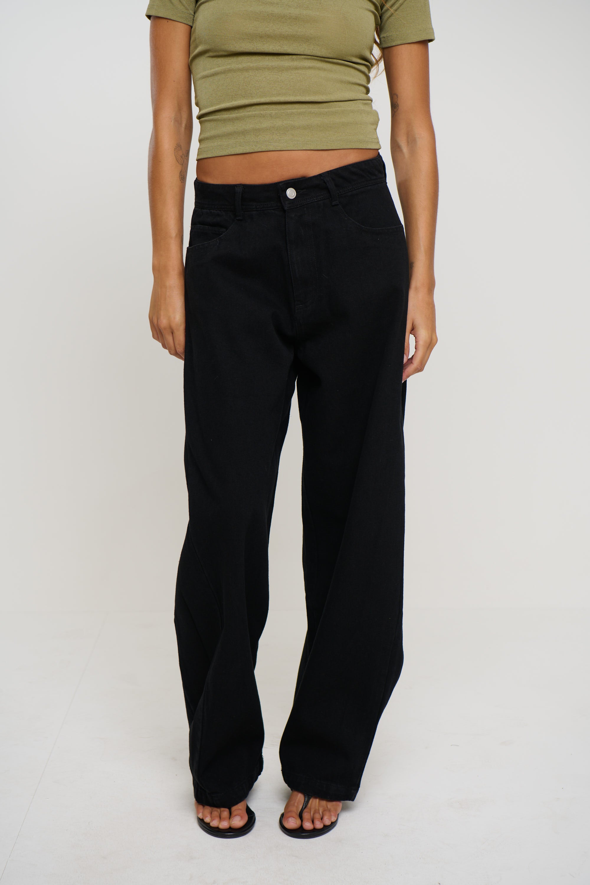 Palmer Jean Washed Black