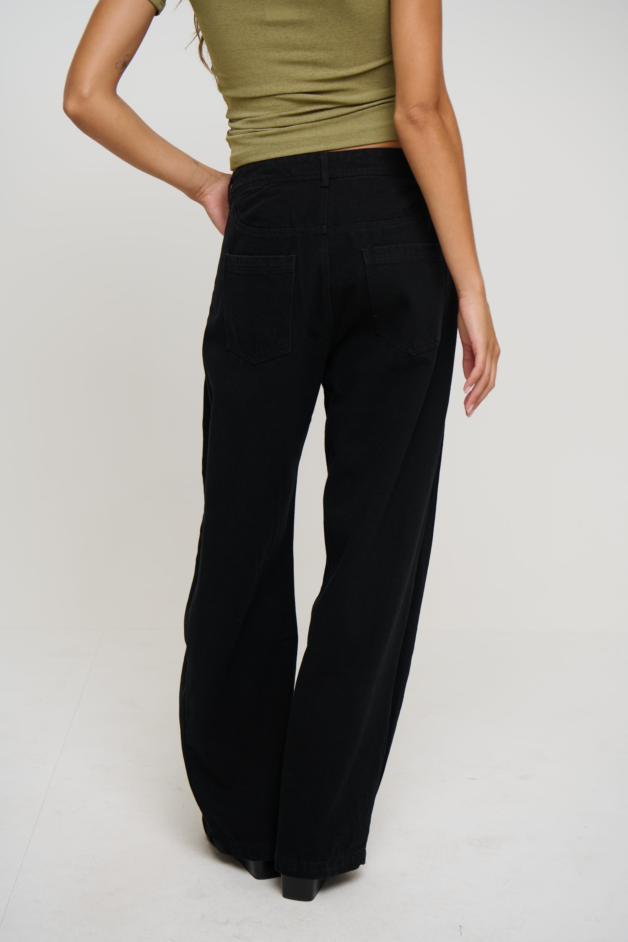 Palmer Jean Washed Black