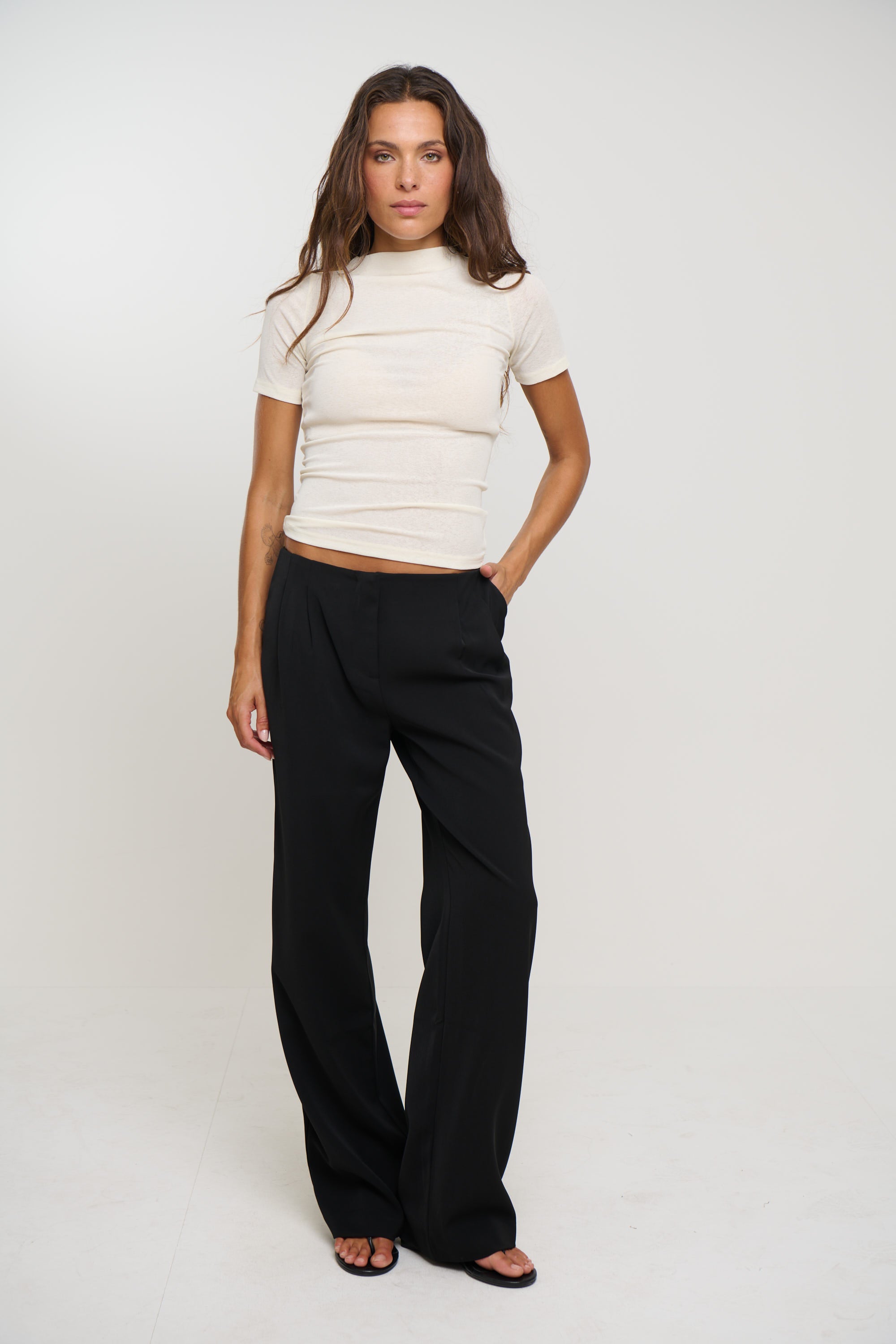 Katya Short Sleeve Off White