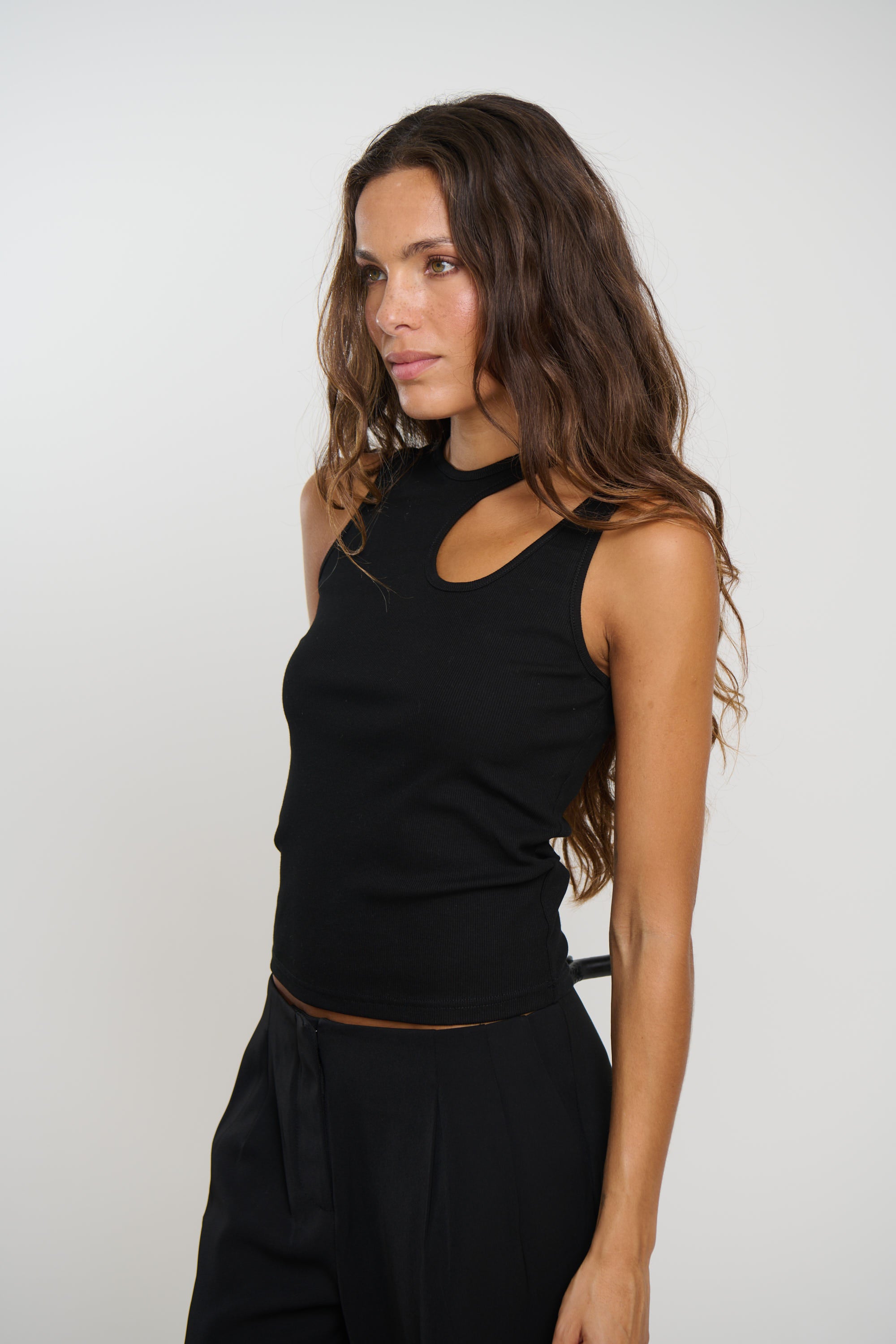 Veronika Tank Black