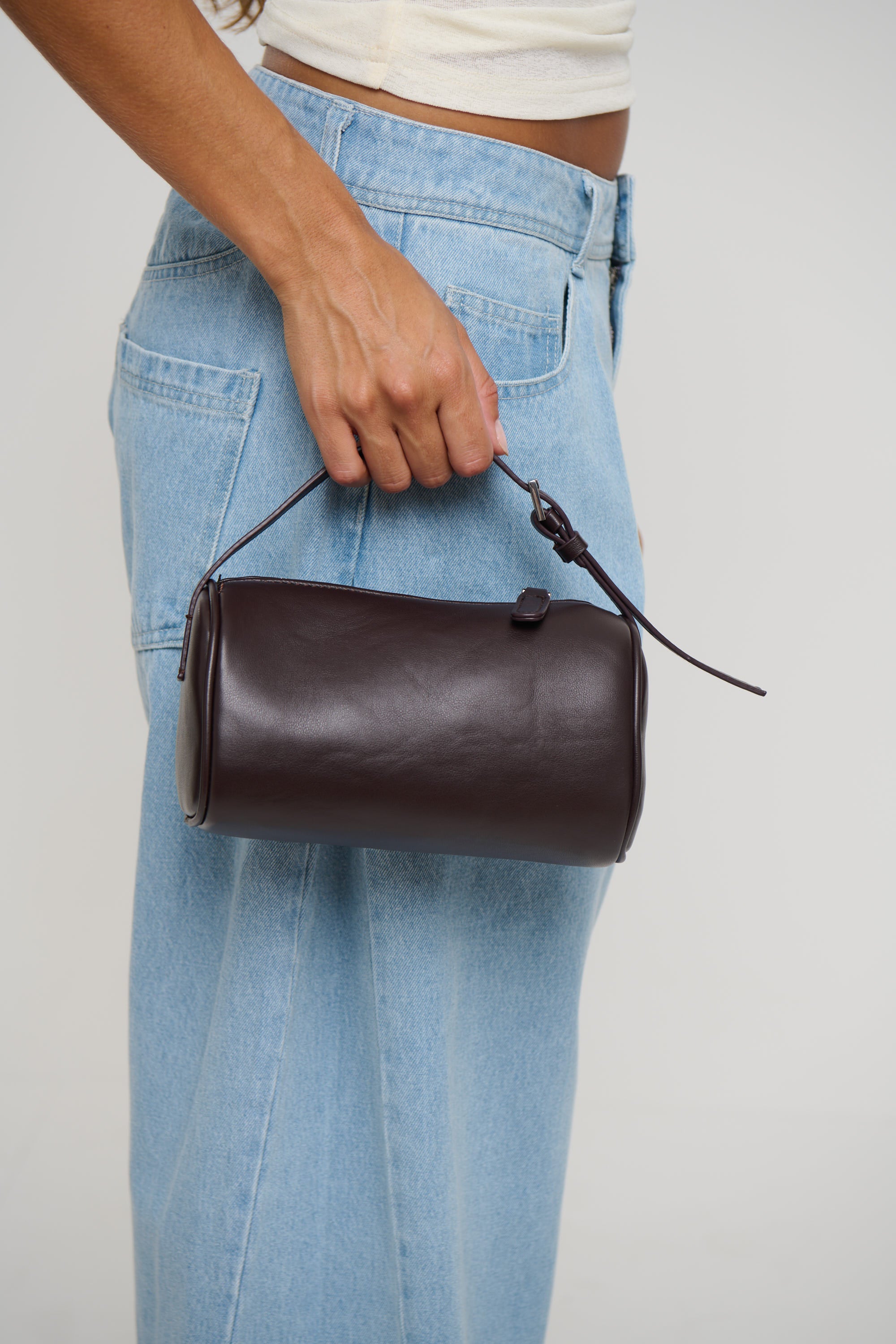 Kelli Genuine Leather Bag Chocolate