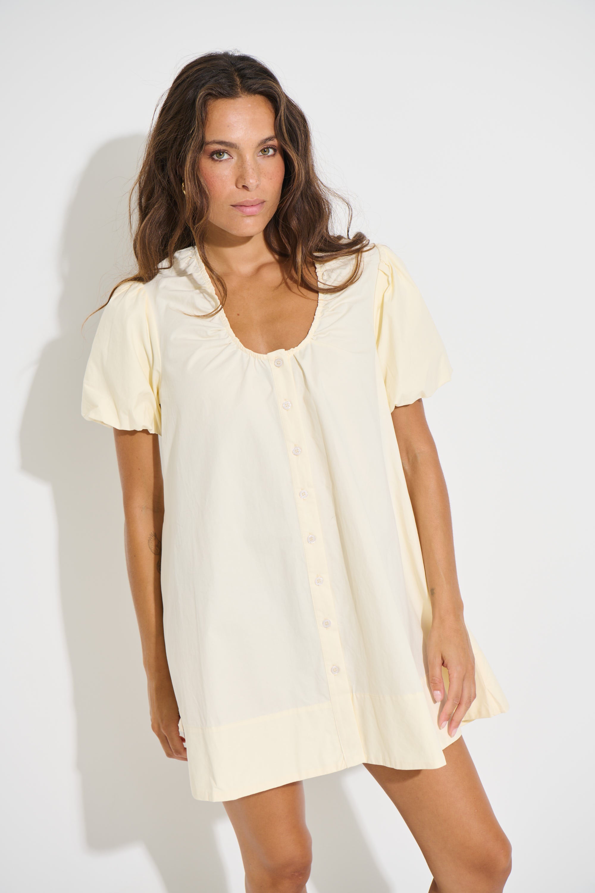 Oaks Mini Dress Butter