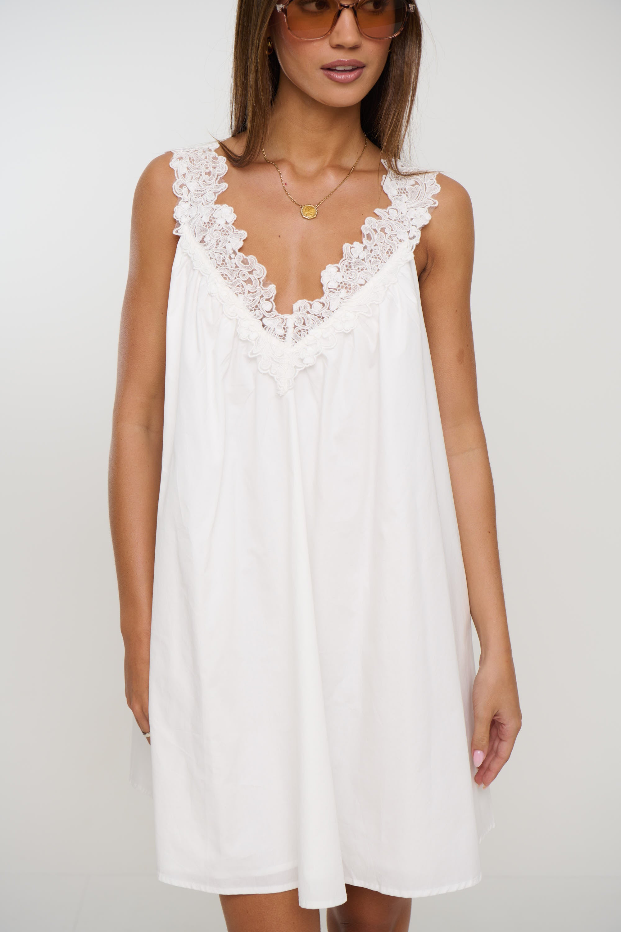 Mya Mini Dress White