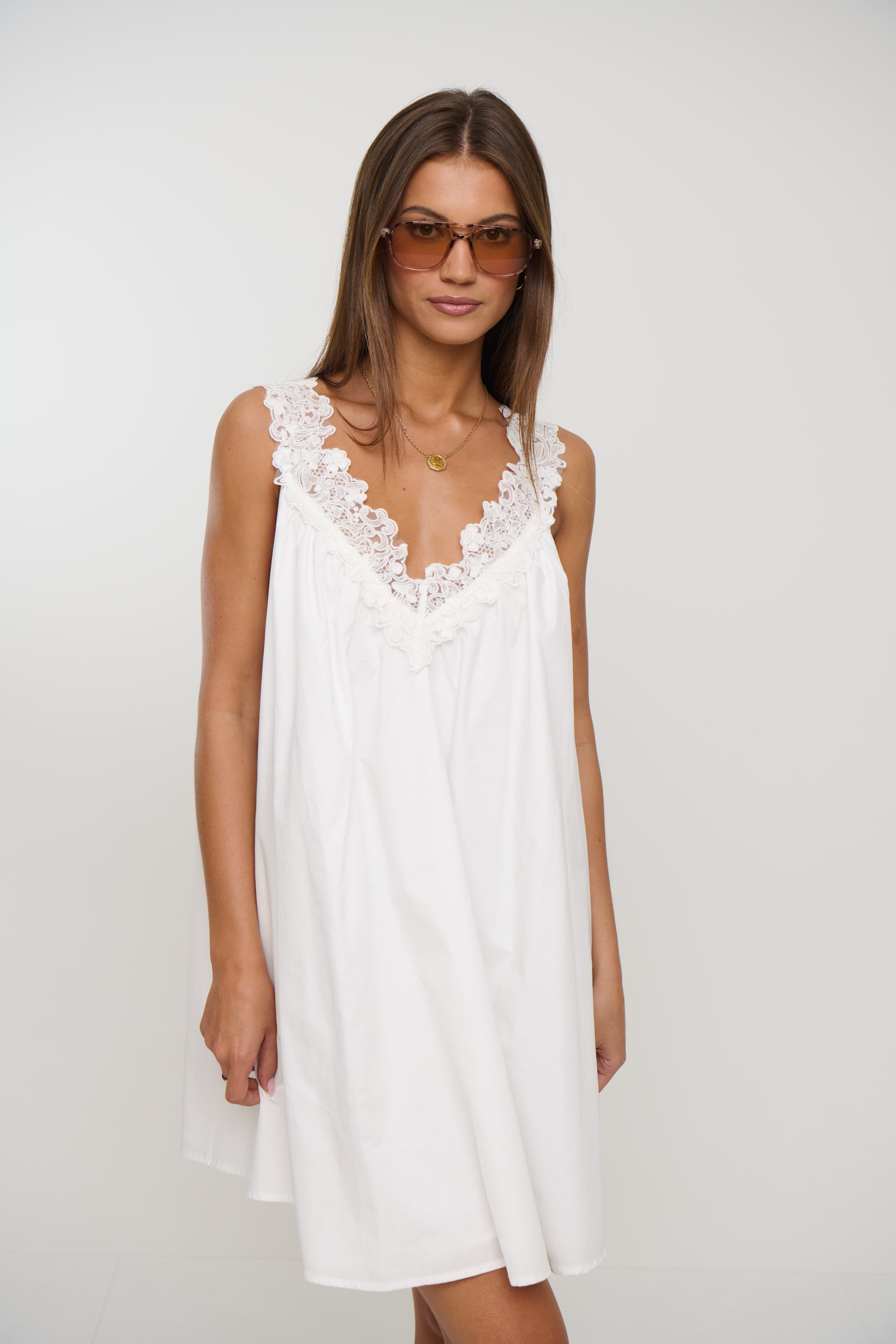 Mya Mini Dress White
