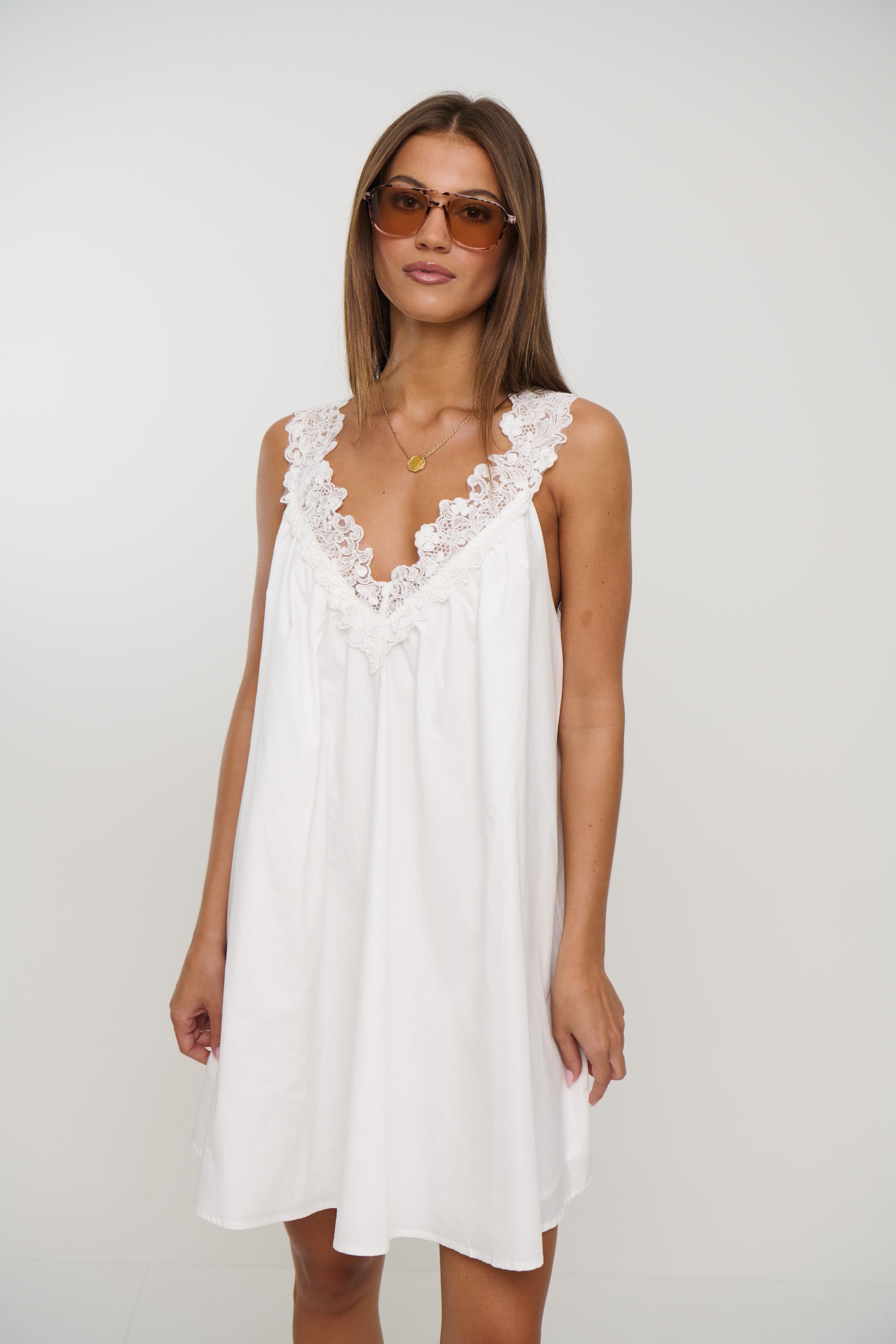 Mya Mini Dress White