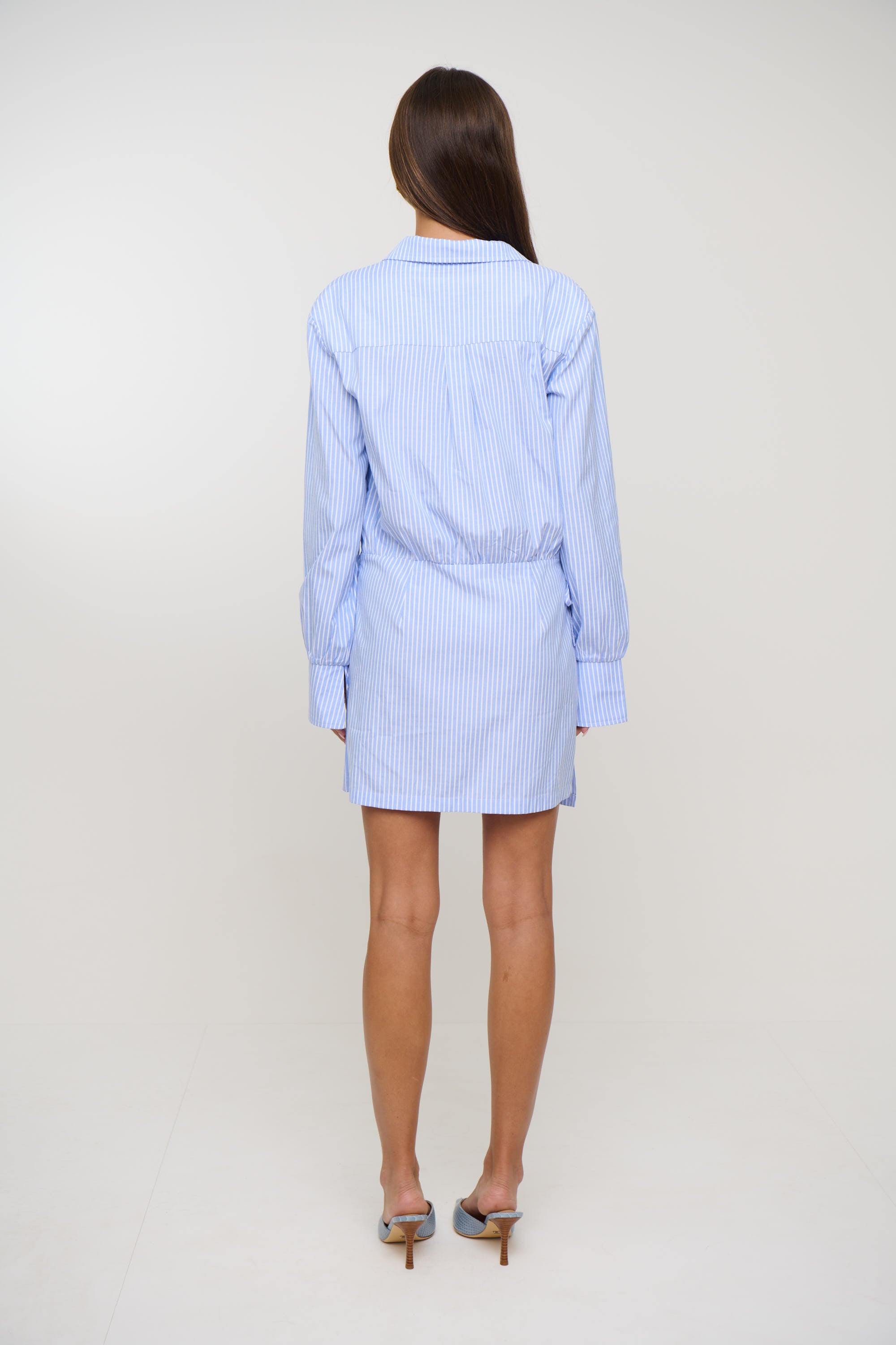 August Shirt Dress Blue