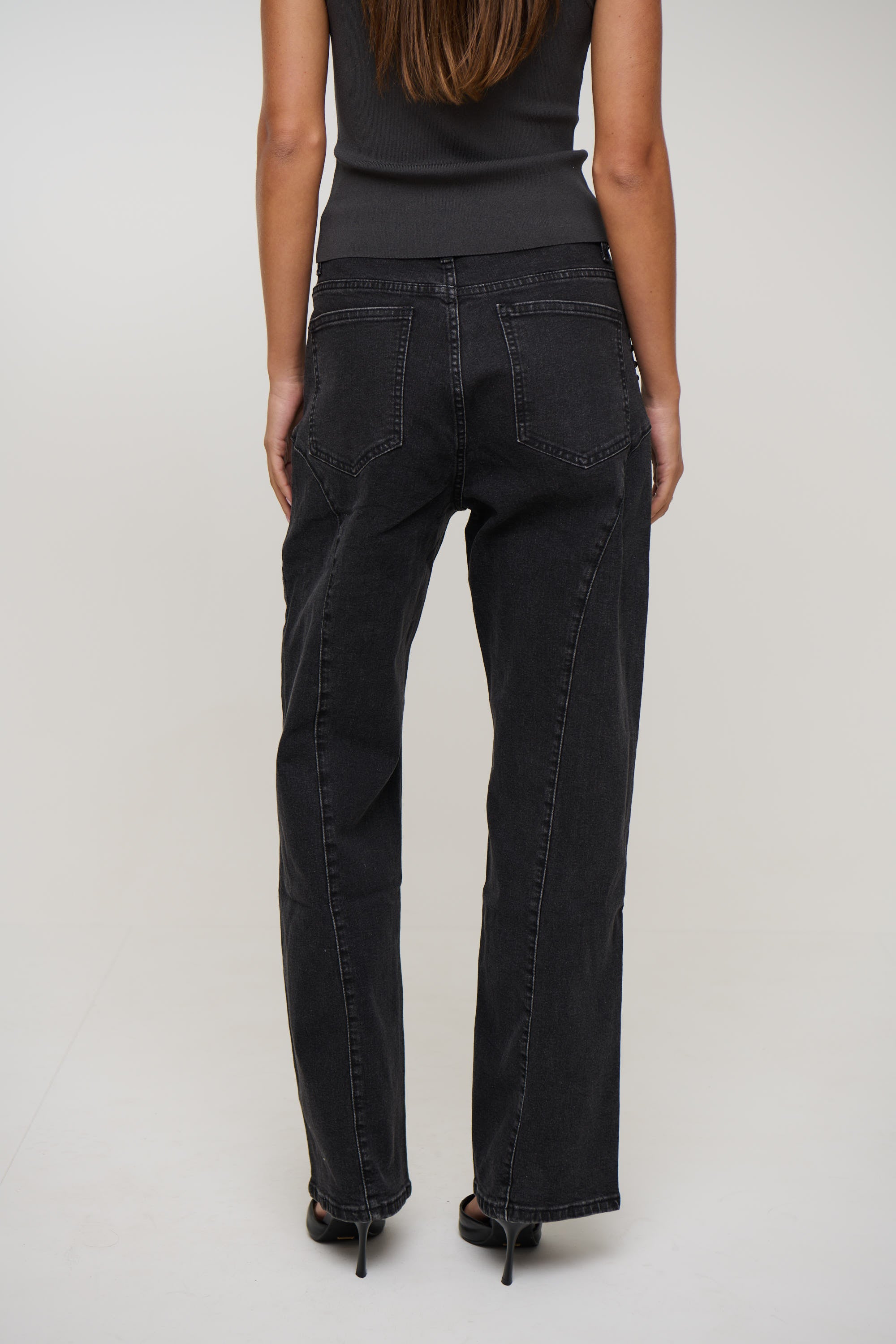 Reese Jean Washed Black