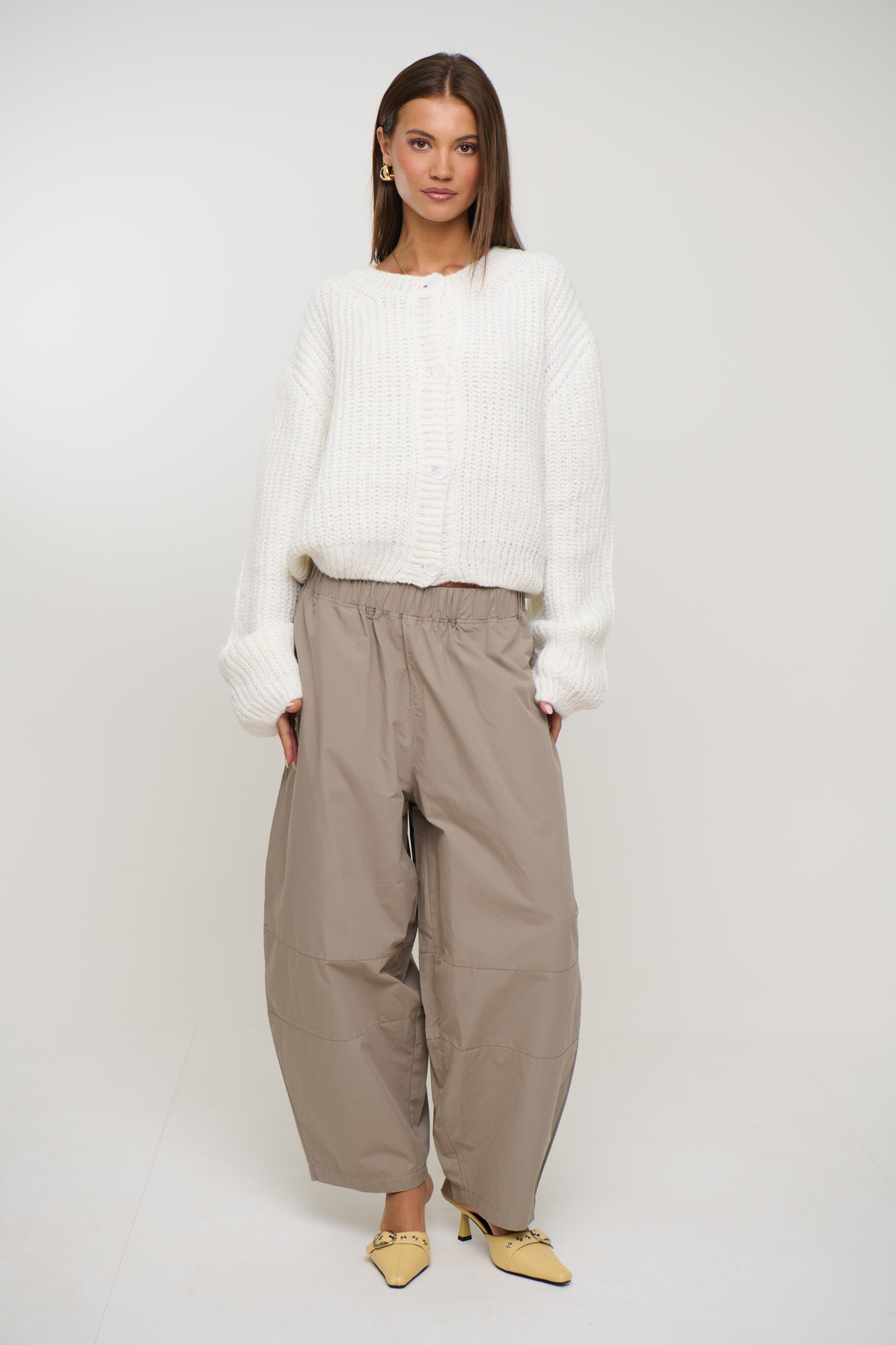 Bryn Cardigan White