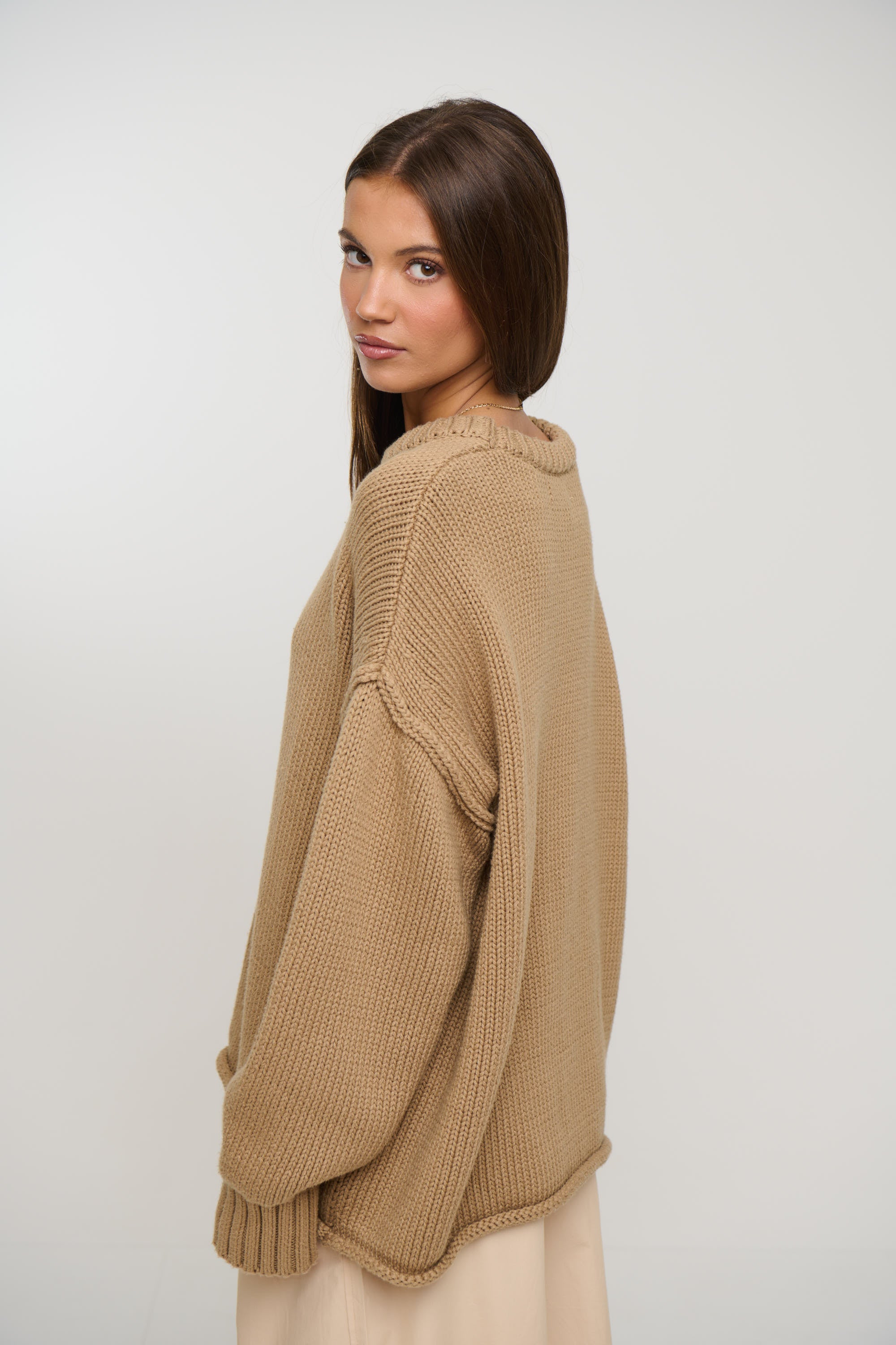 Nikova Knit Jumper Sand