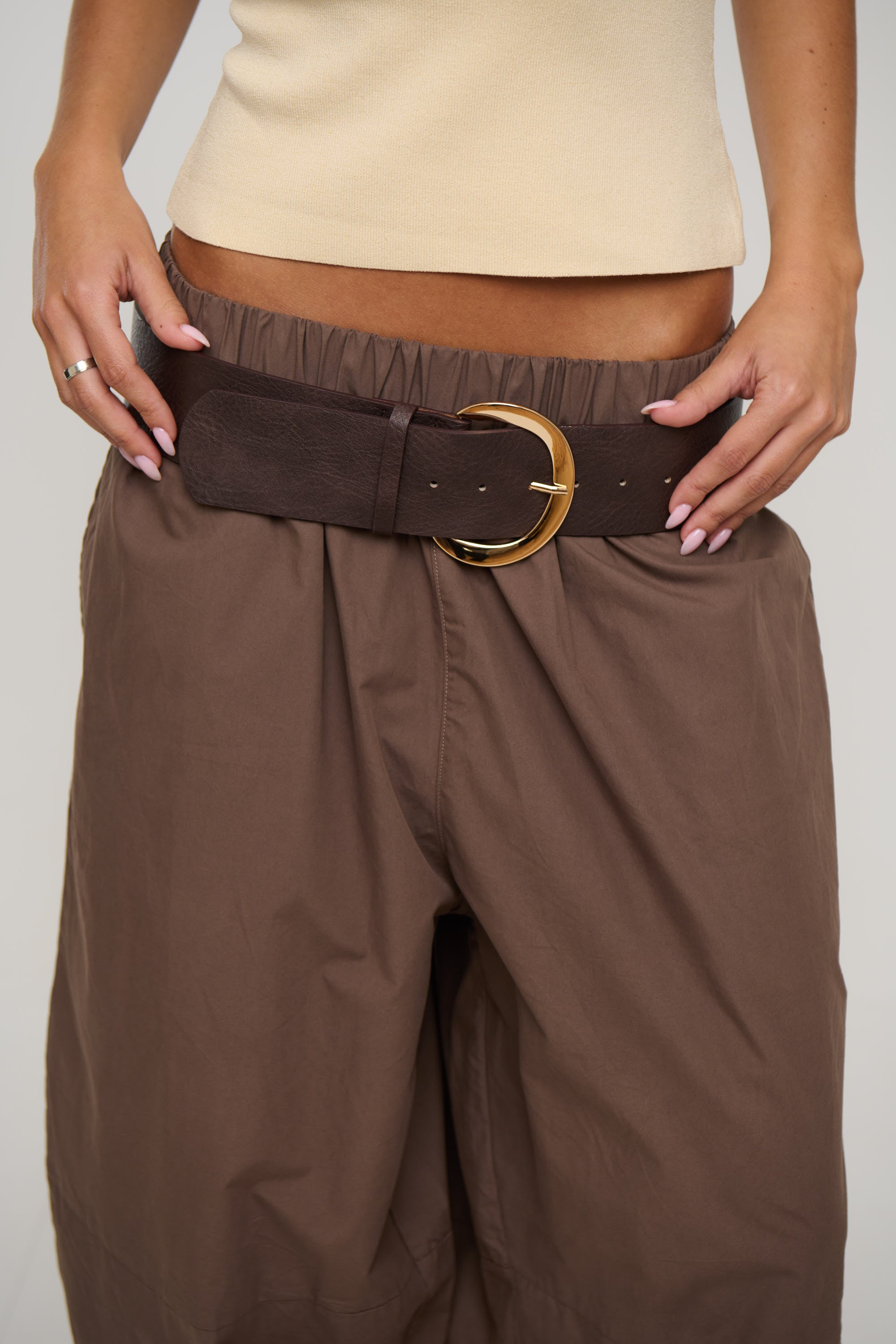 Unisex Julius Baggy Pant Mocha