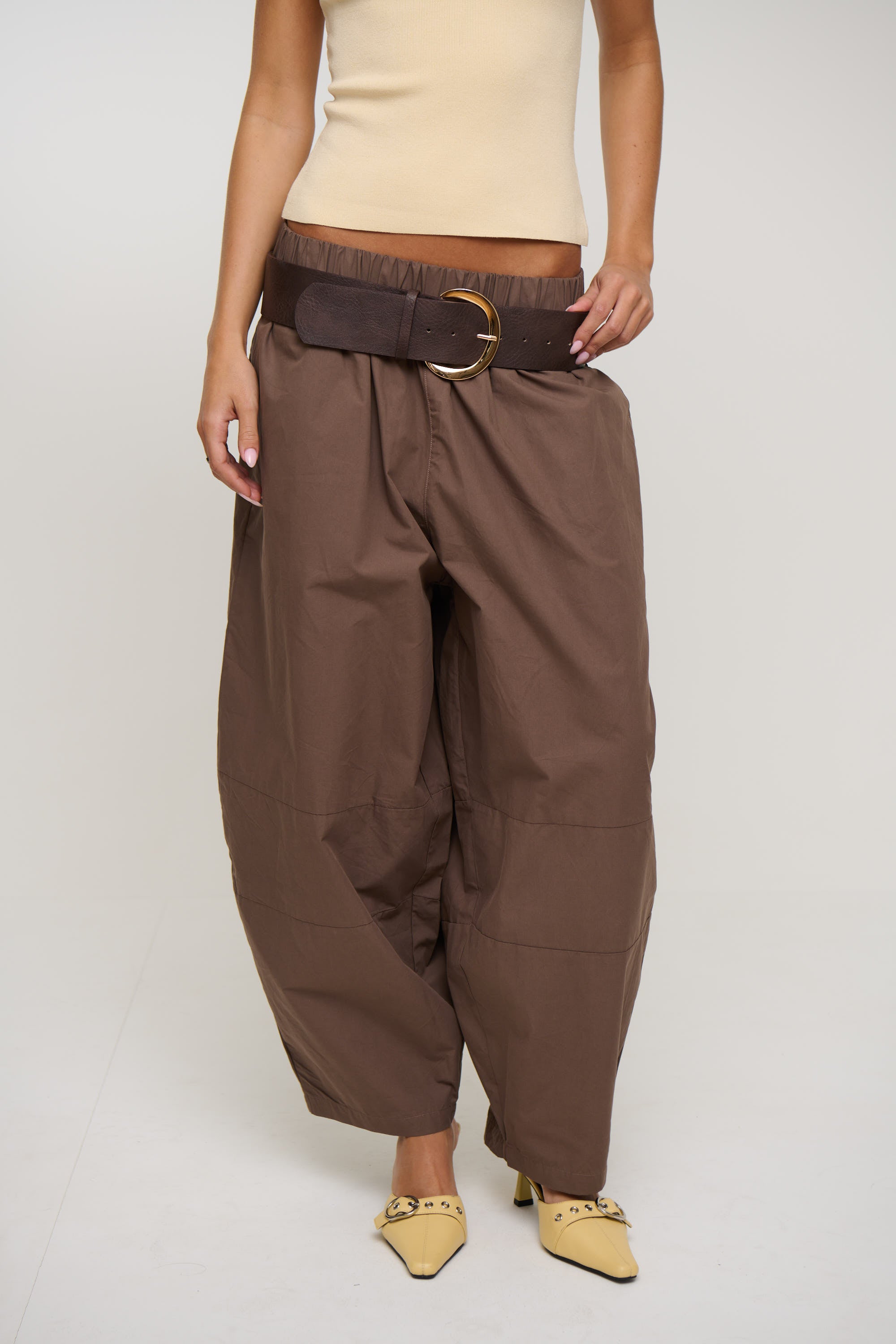 Unisex Julius Baggy Pant Mocha