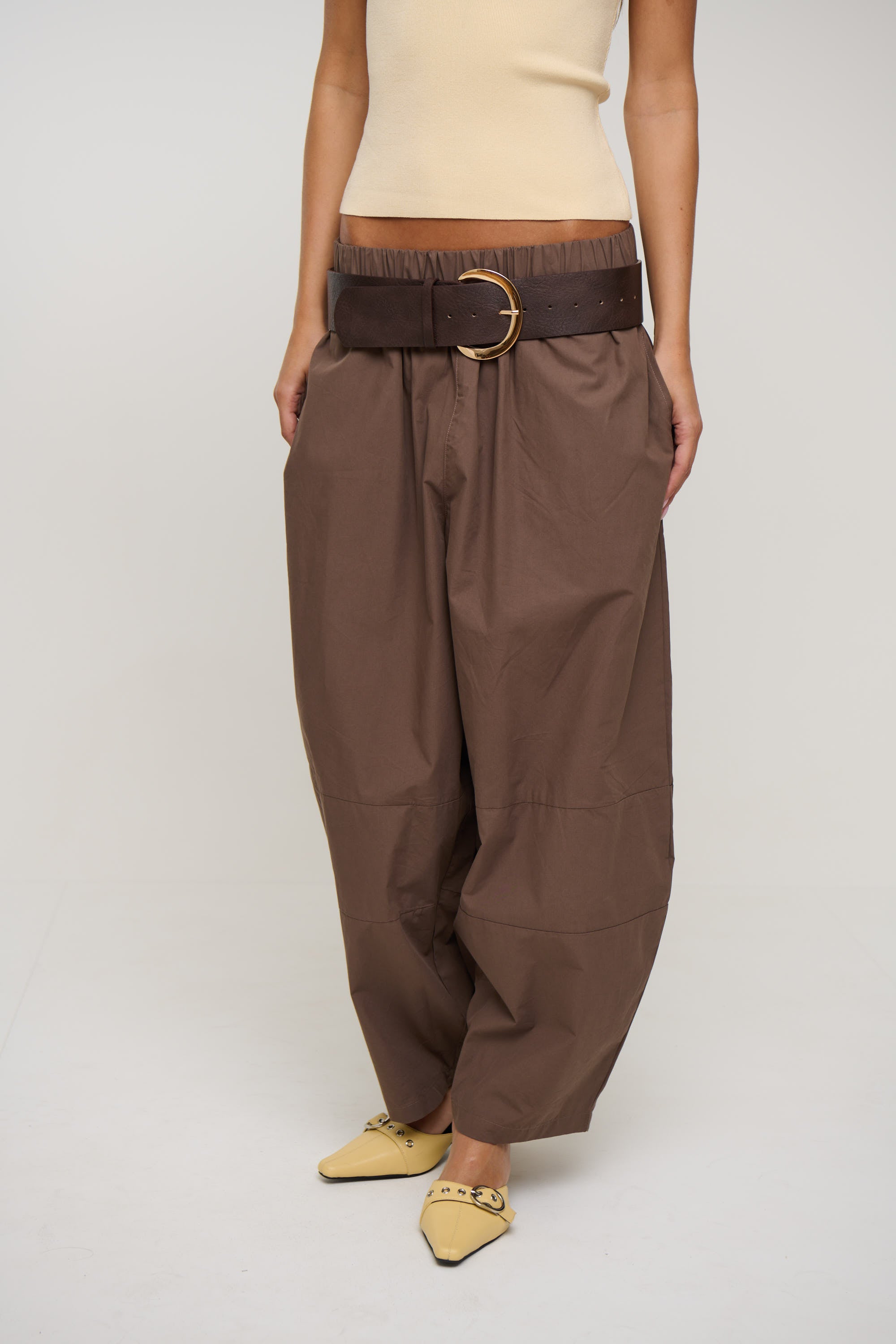 Unisex Julius Baggy Pant Mocha