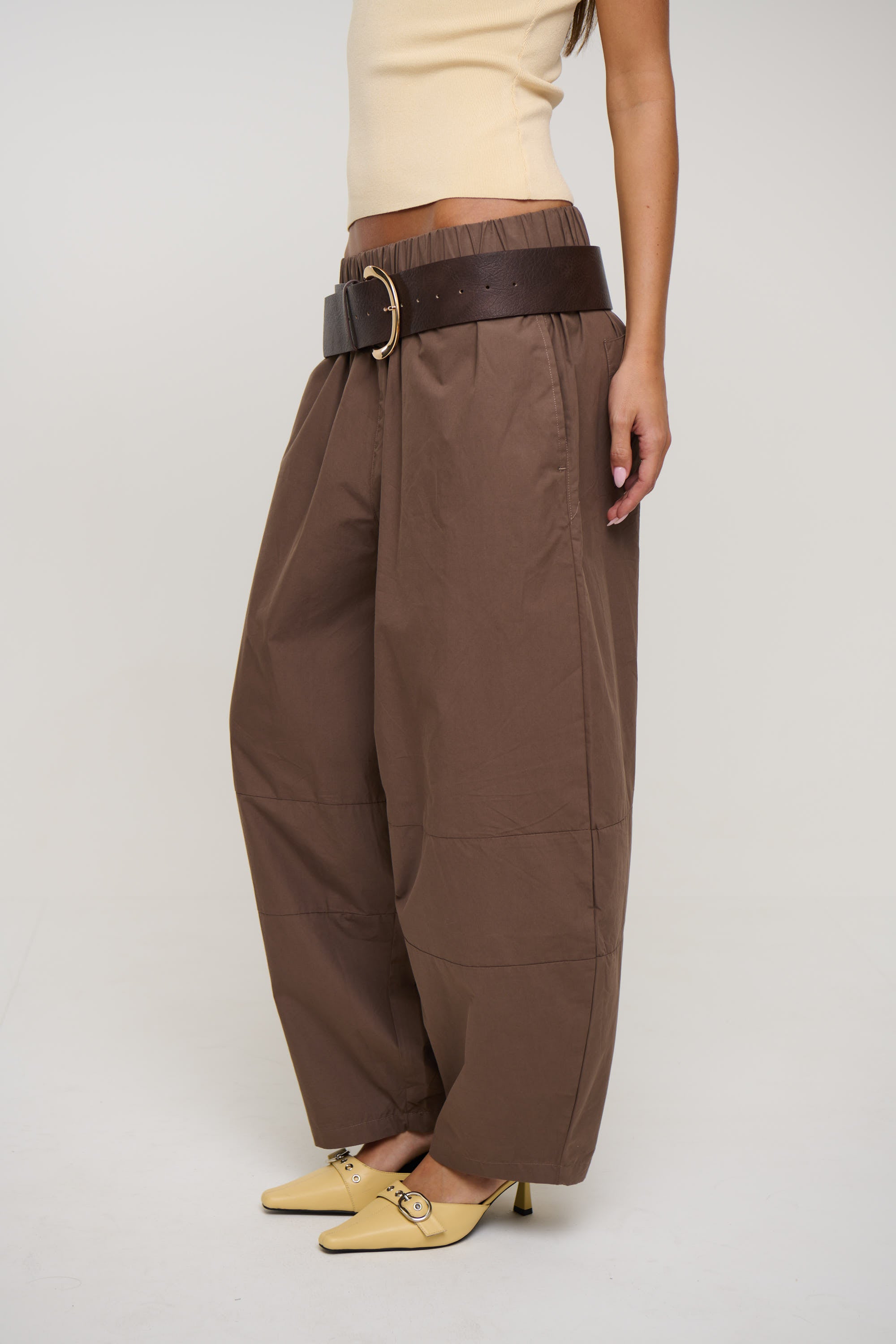 Unisex Julius Baggy Pant Mocha