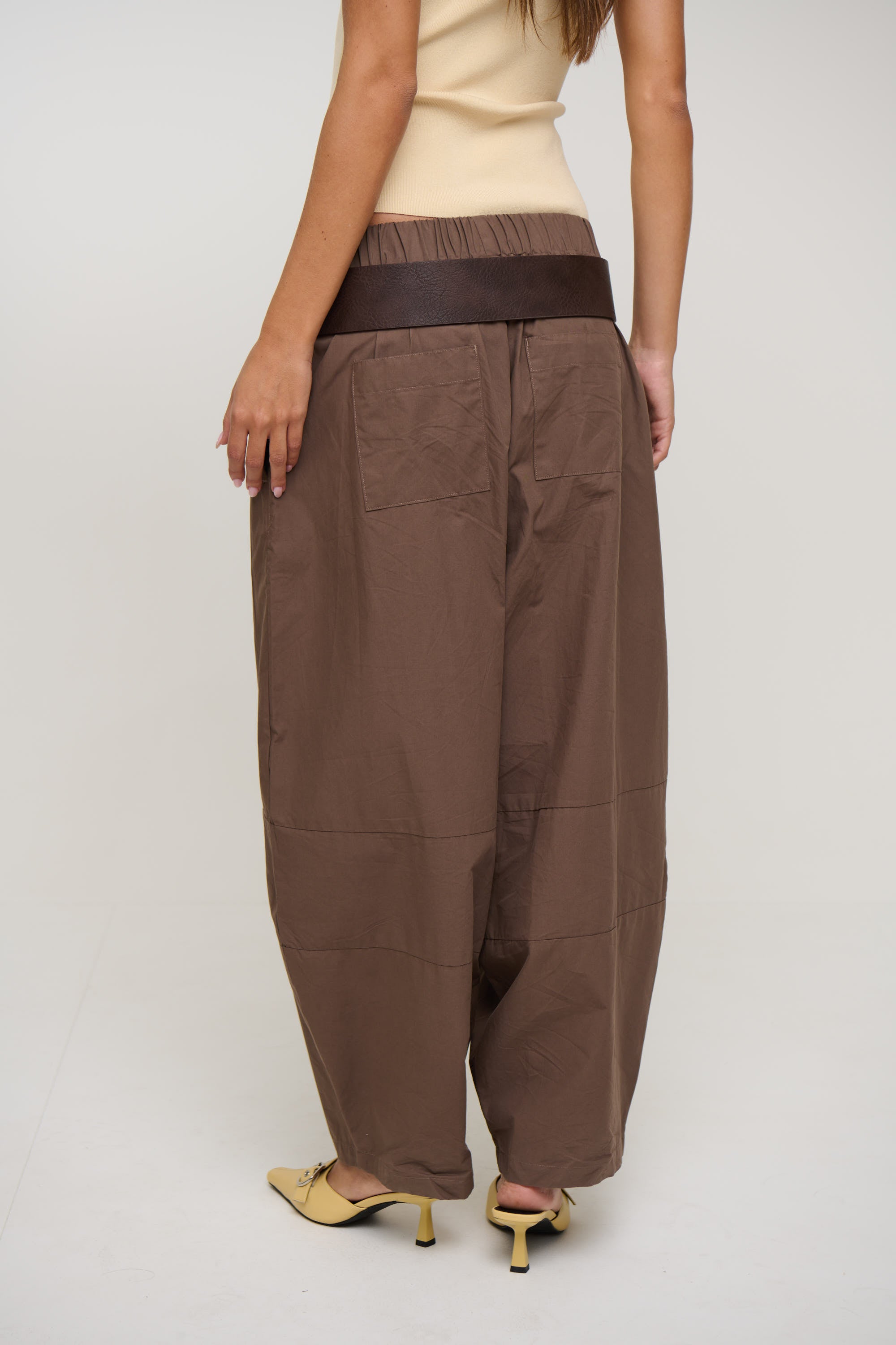 Unisex Julius Baggy Pant Mocha