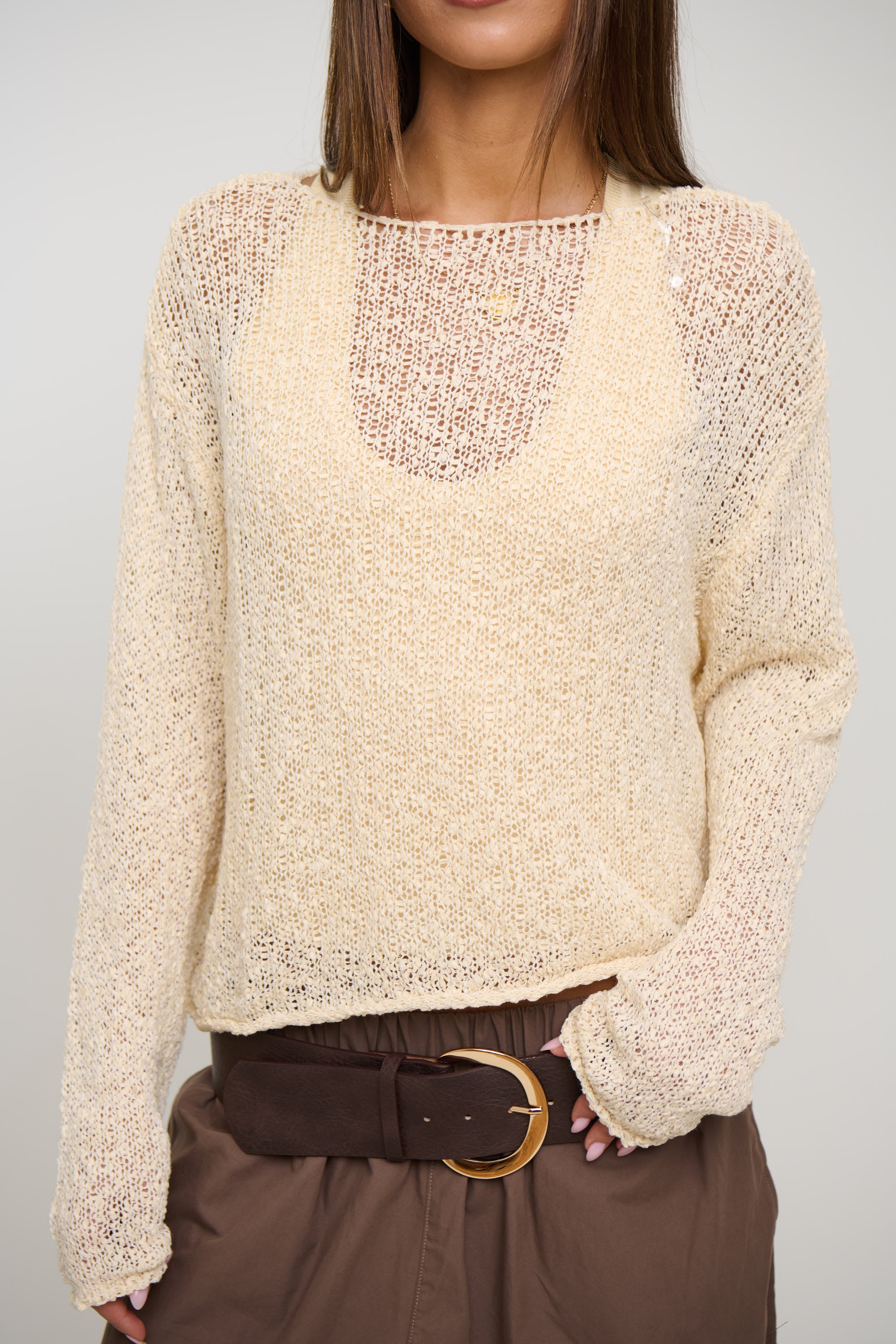 Sonny Knit White