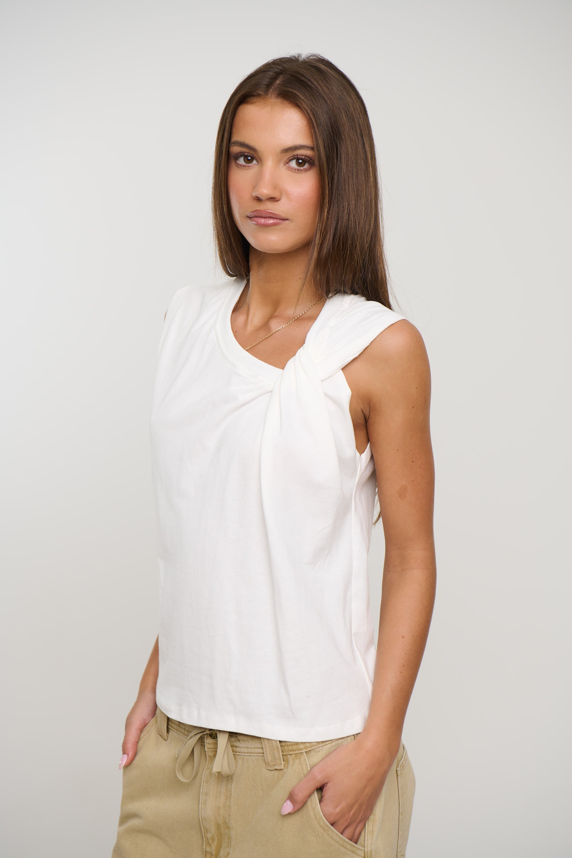 Clarke Top White