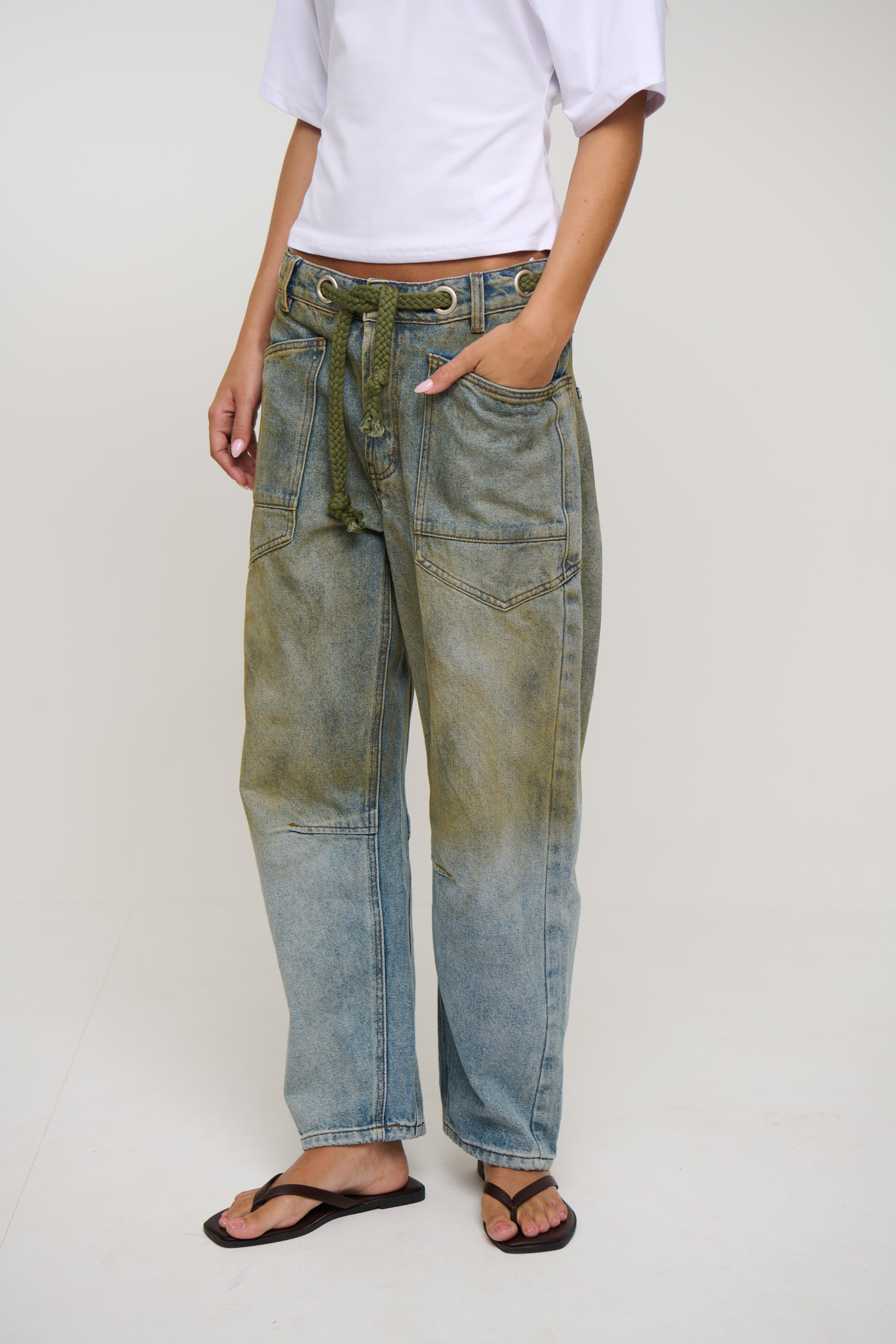 Rush Hour Jean Stone Blue