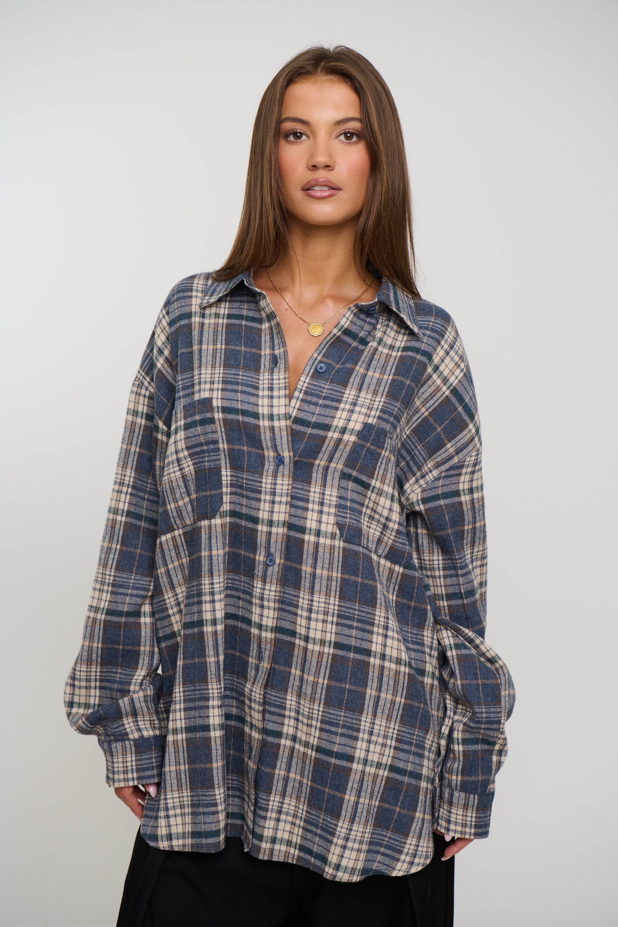 Clarity Shirt Ash Plaid