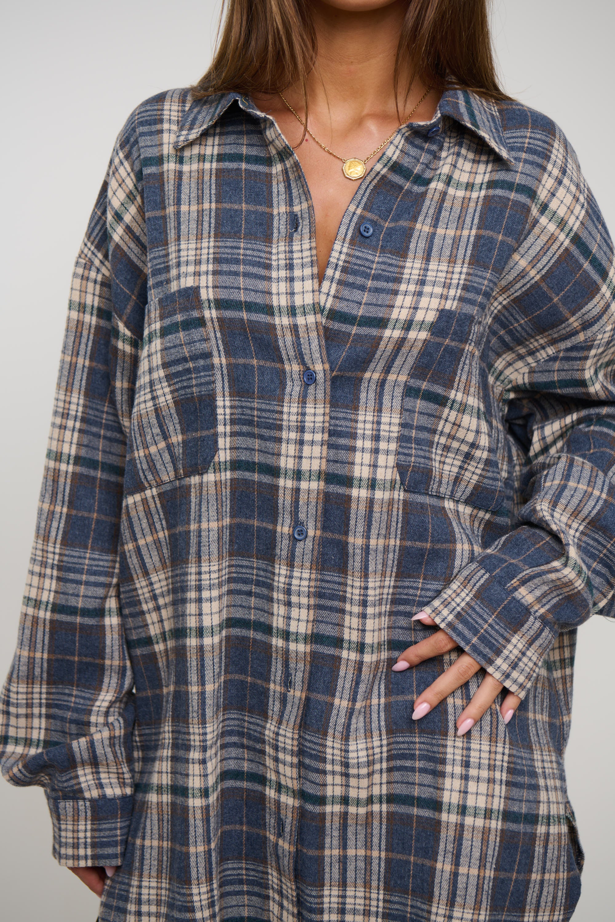 Clarity Shirt Ash Plaid