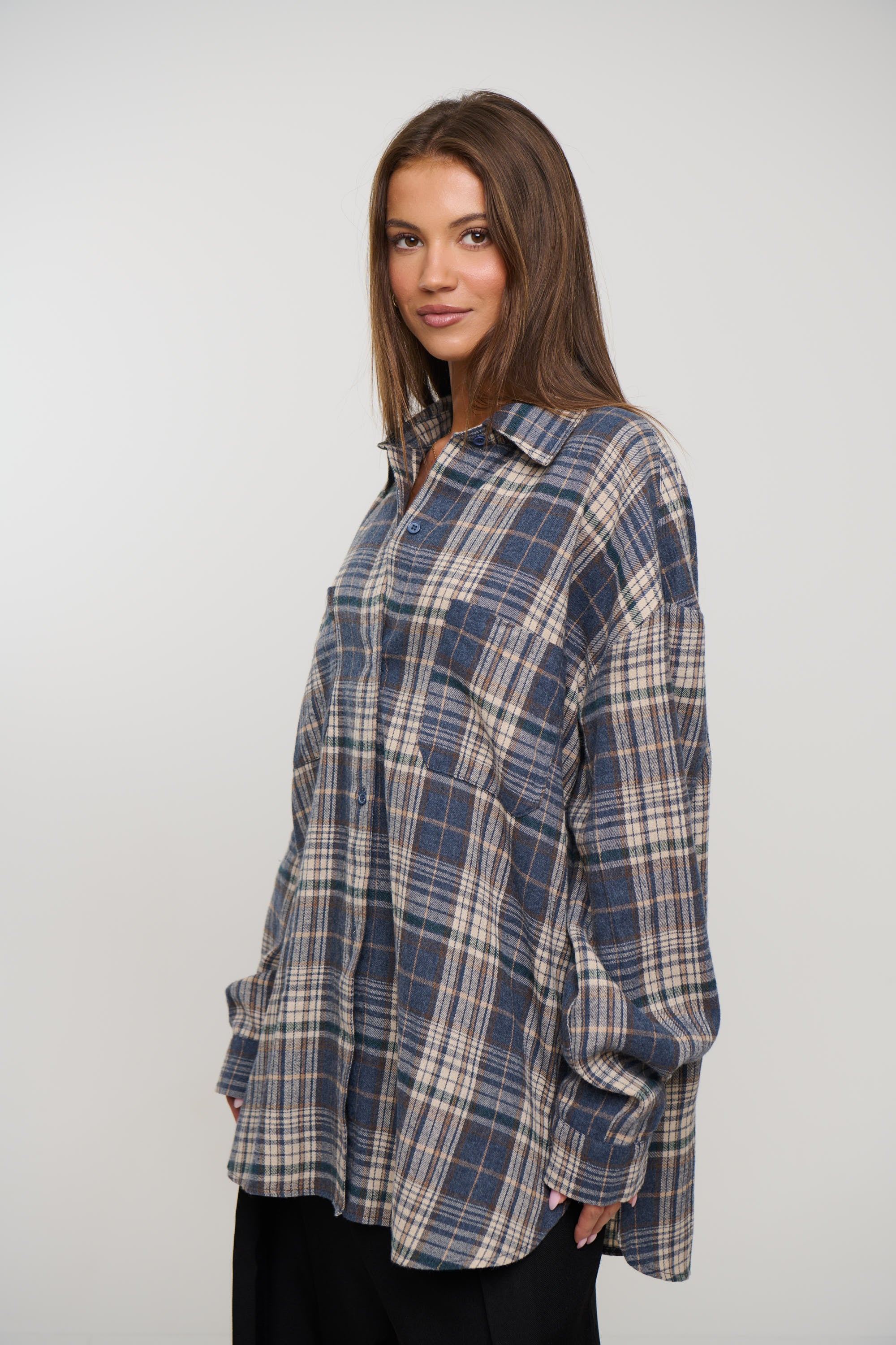 Clarity Shirt Ash Plaid