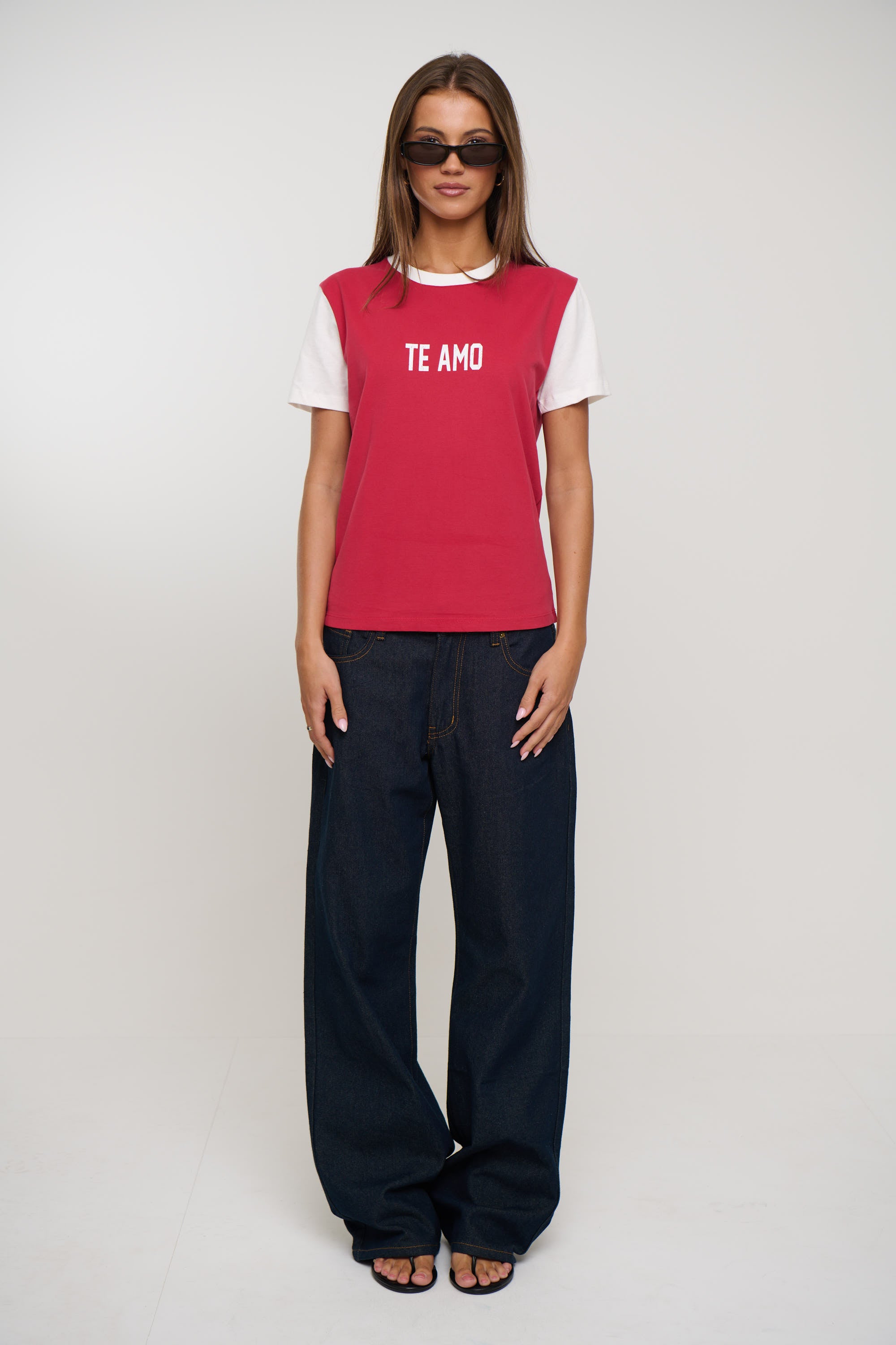 Te Amo Tee Crimson