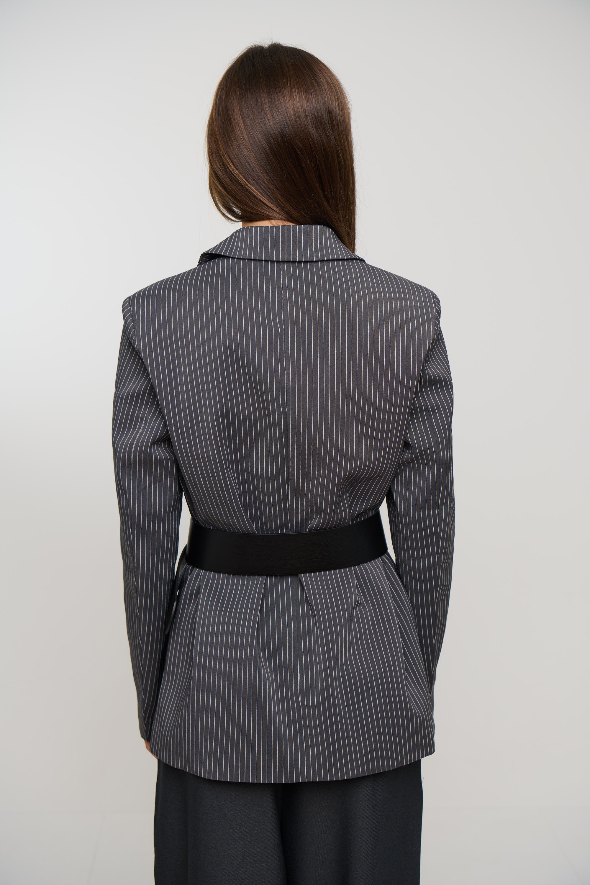Maya Blazer Dark Grey