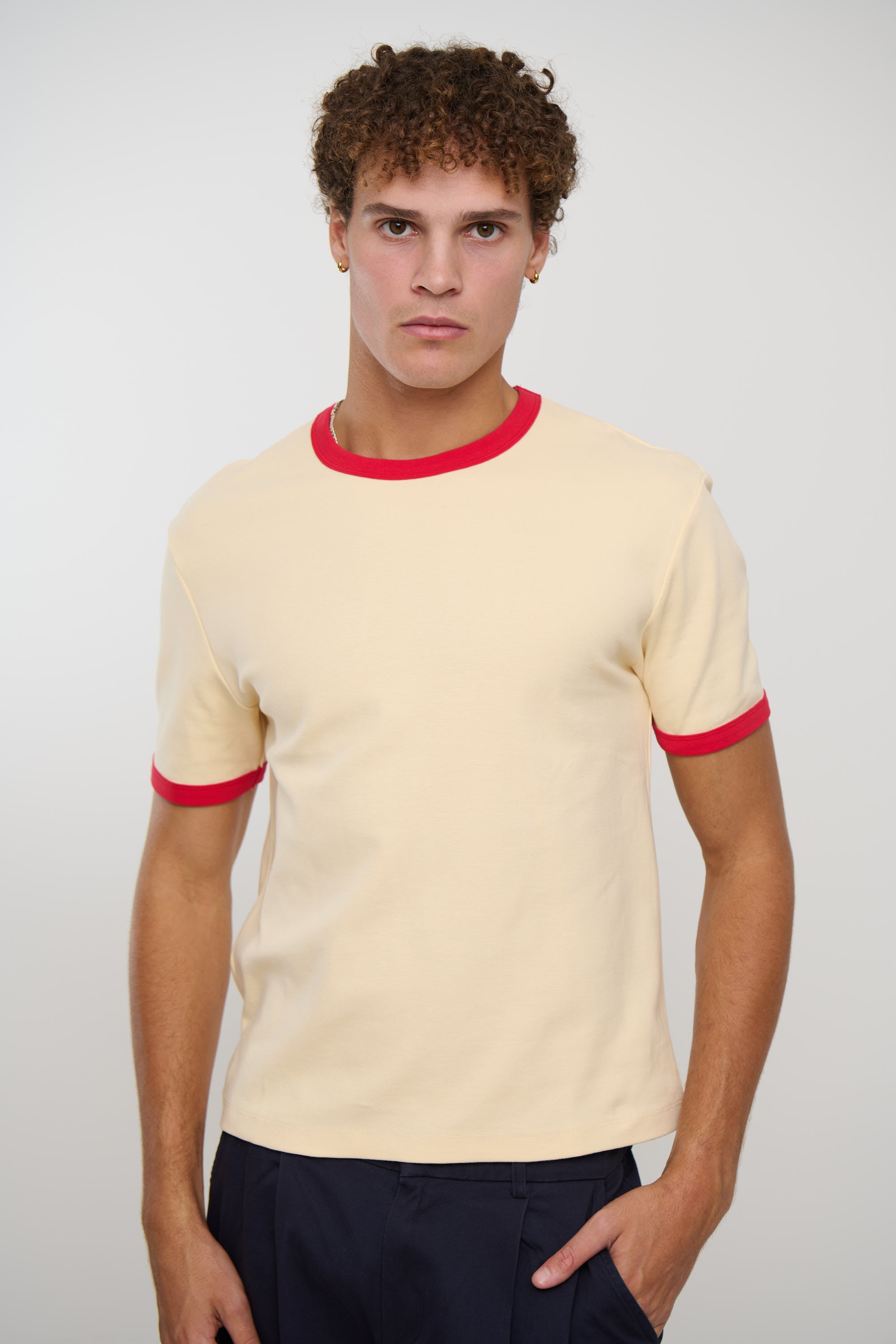 Charlie Ringer Tee Pastel