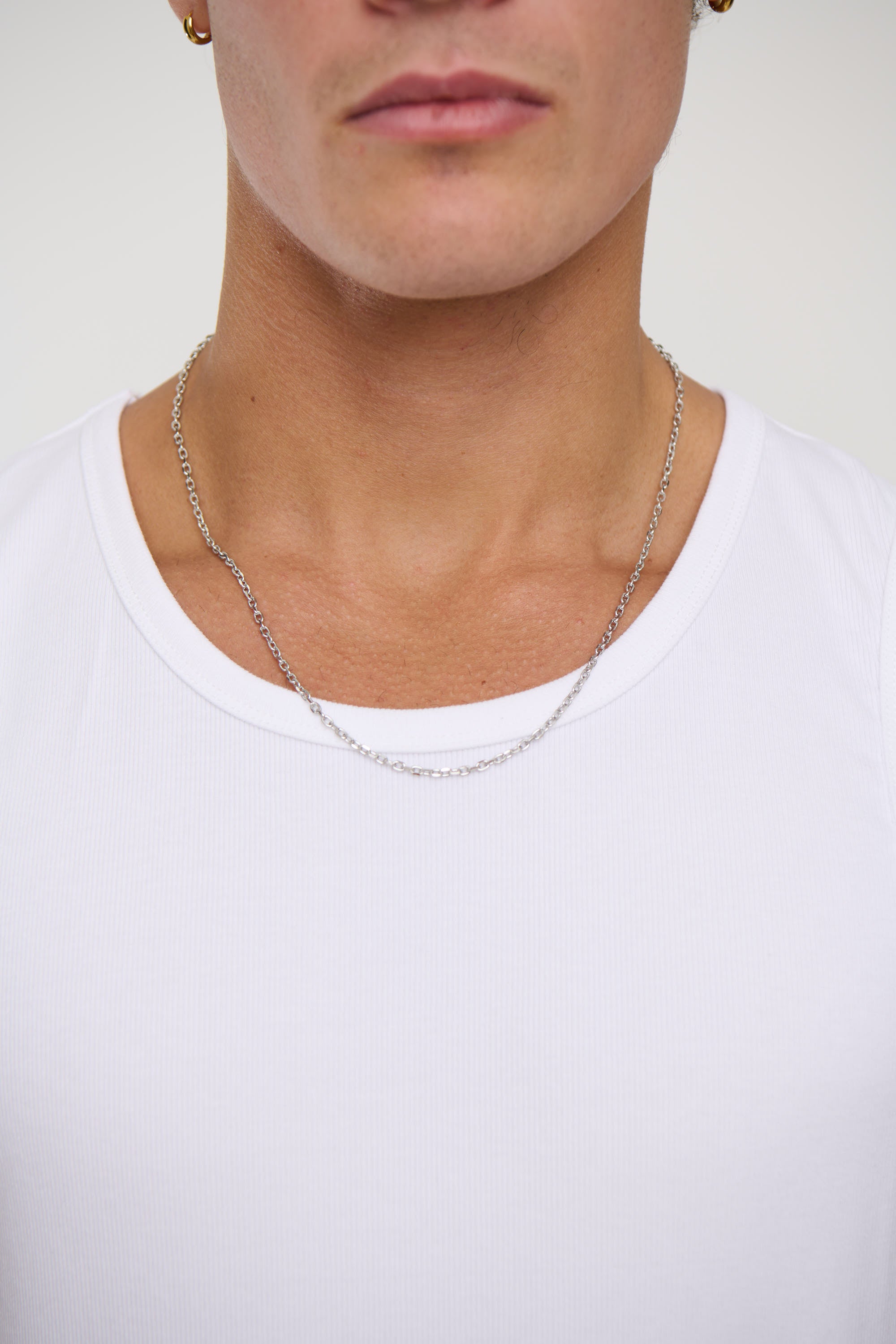 Premium NTH Theodore Chain White Gold Plated