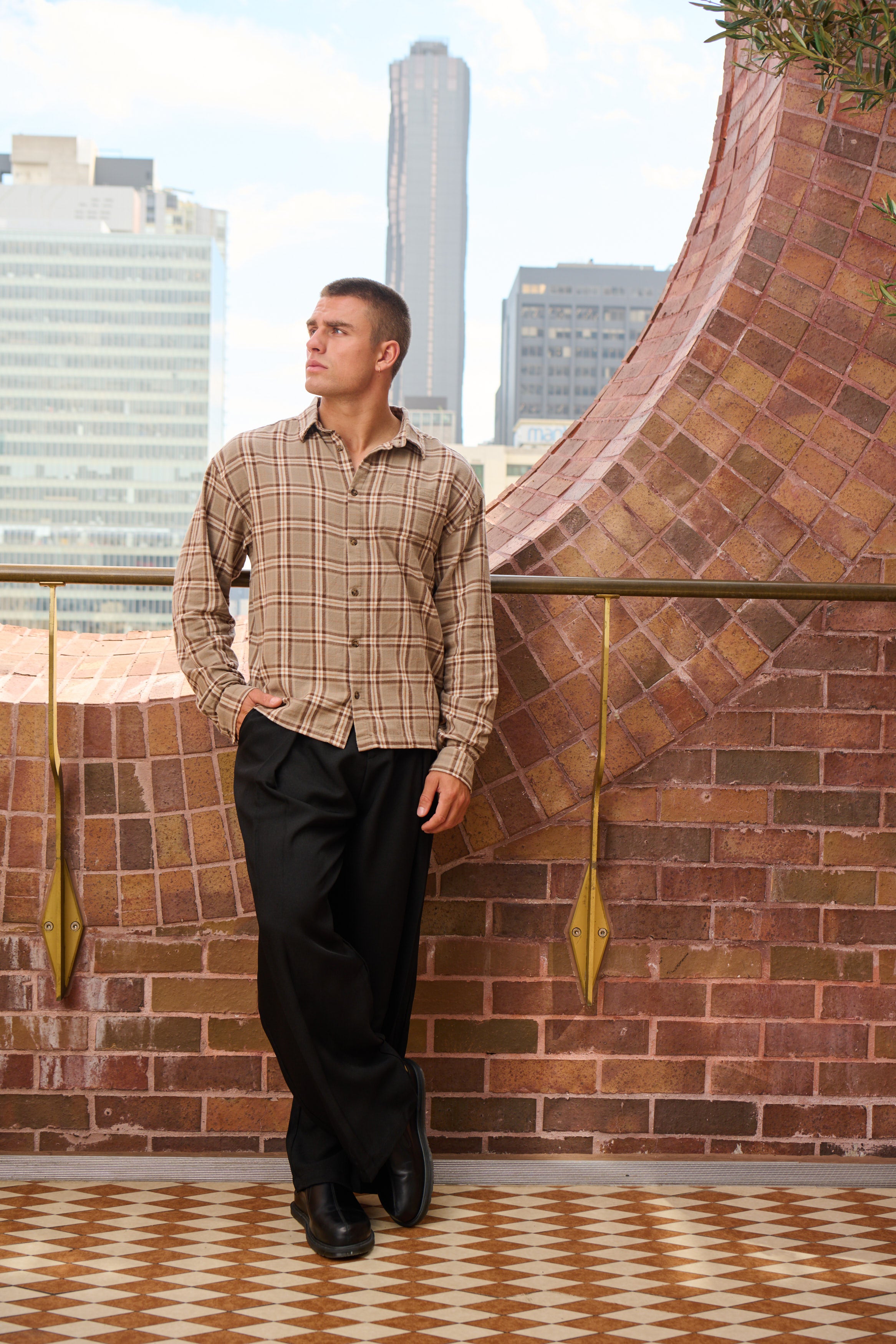 Josh Baggy Pant Black