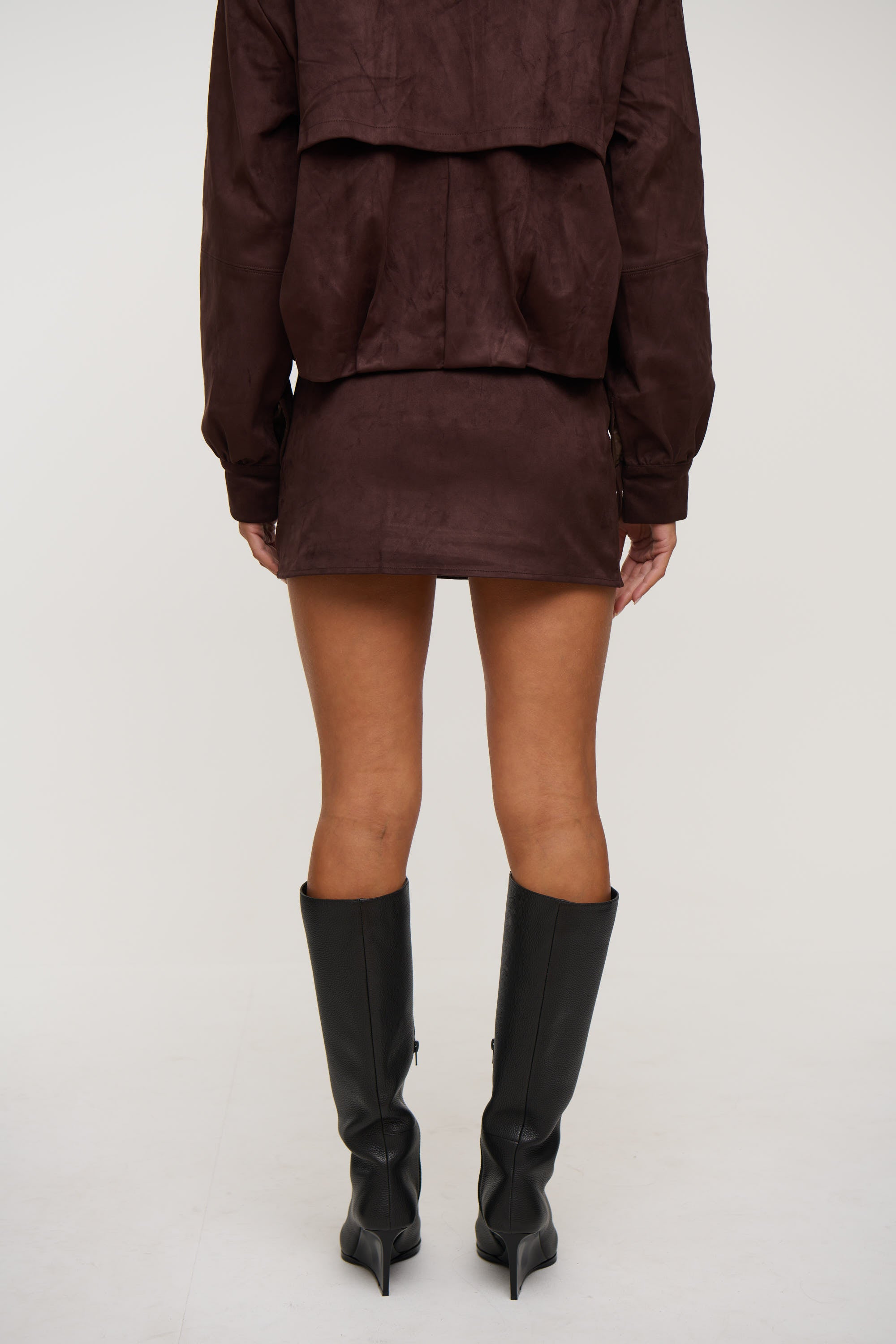 Brady Mini Skirt Chocolate
