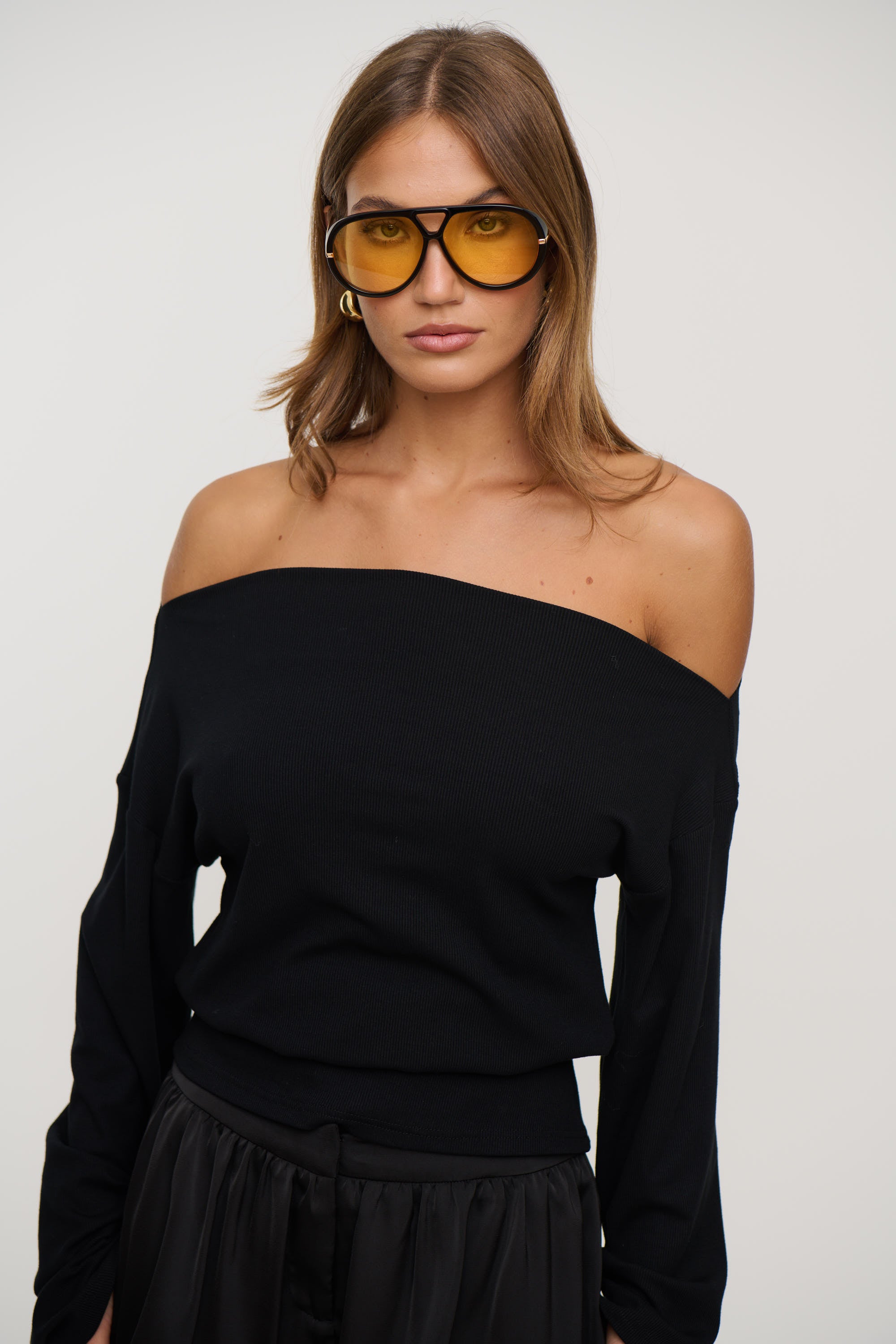 Flynn Top Black
